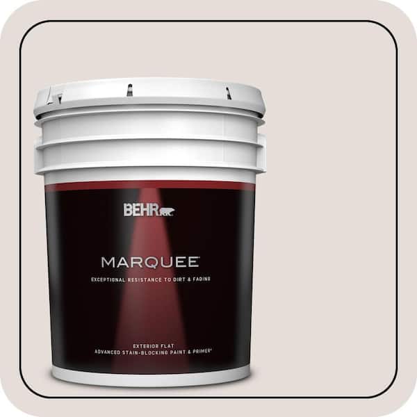 BEHR MARQUEE 5 gal. #PPU17-06 Crushed Peony Flat Exterior Paint & Primer (2)