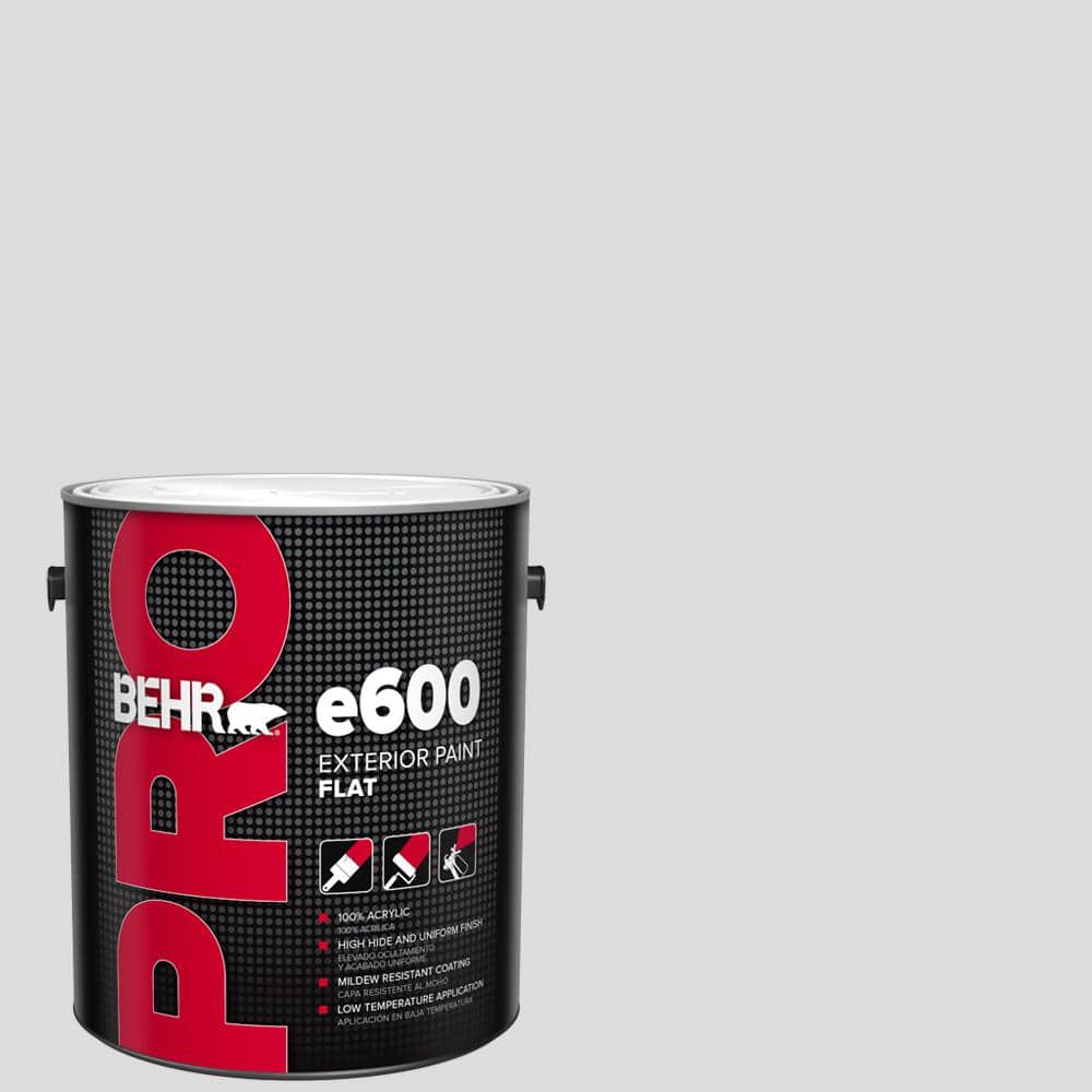 BEHR PRO 1 gal. #N530-1 Pixel White Flat Exterior Paint