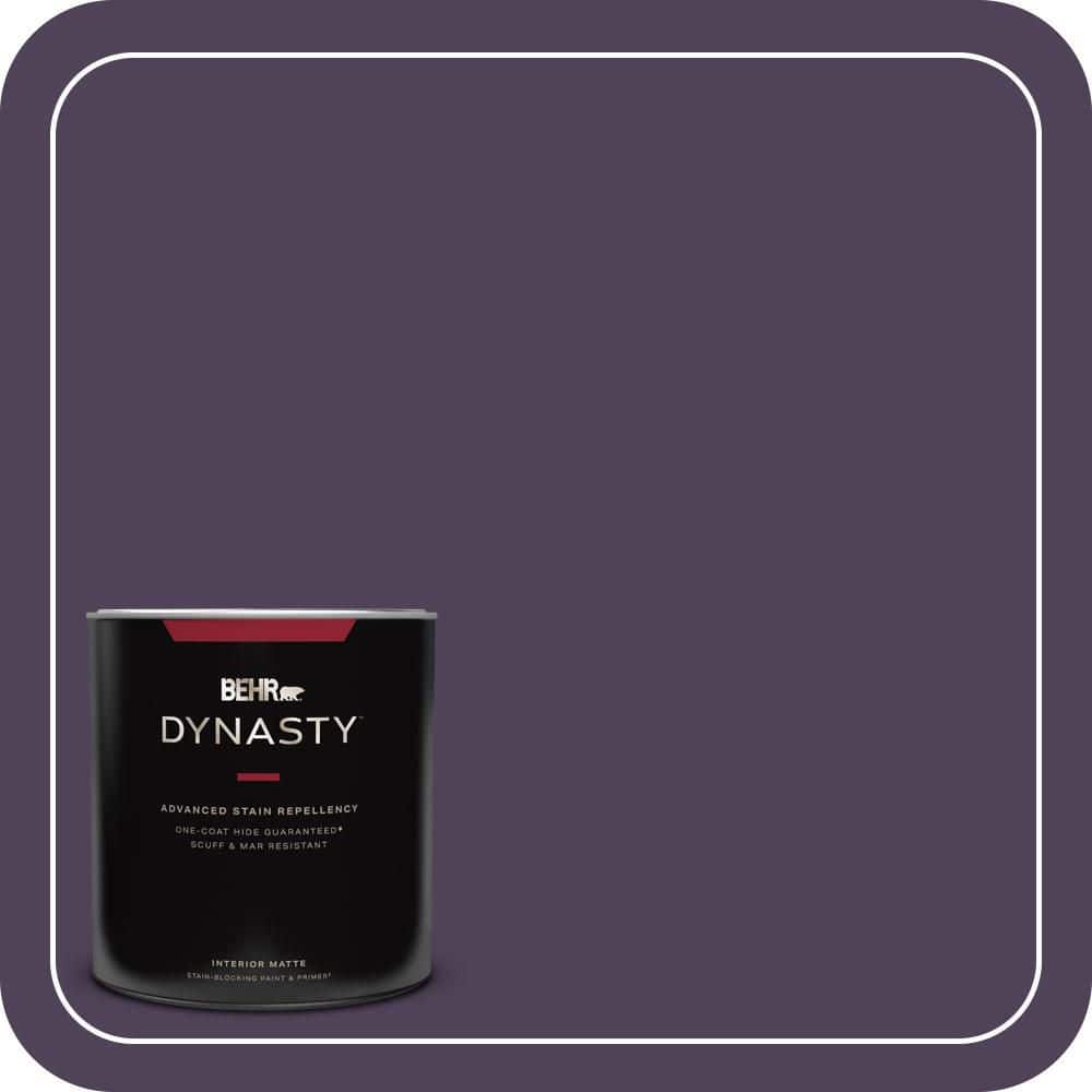 BEHR DYNASTY 1 qt. #S-H-660 Blackberry Harvest Matte Interior Stain-Blocking Paint & Primer