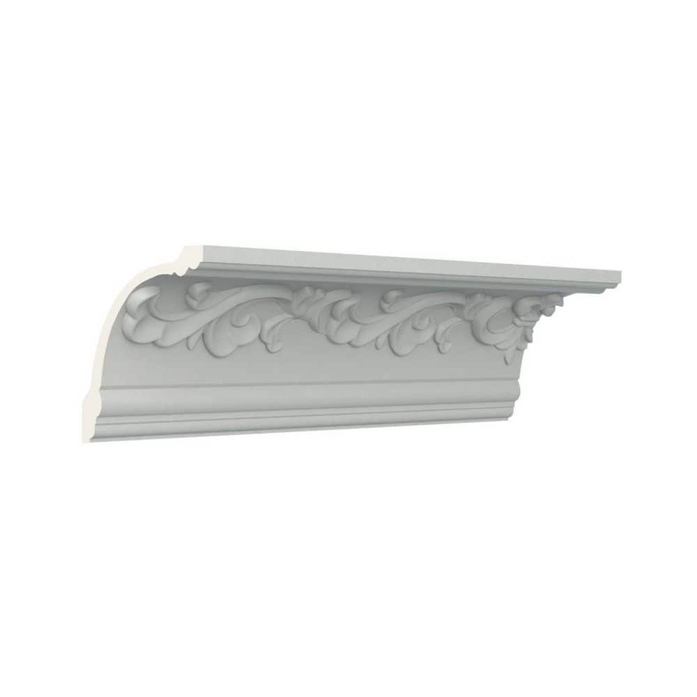 Ekena Millwork Noelle 7 in. D x 10 in. W x 96 in. L Polyurethane Crown Moulding (2)