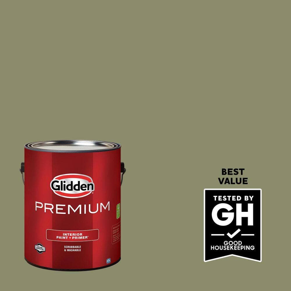 Glidden Premium 1 gal. PPG1123-6 Playing Hooky Flat Interior Paint