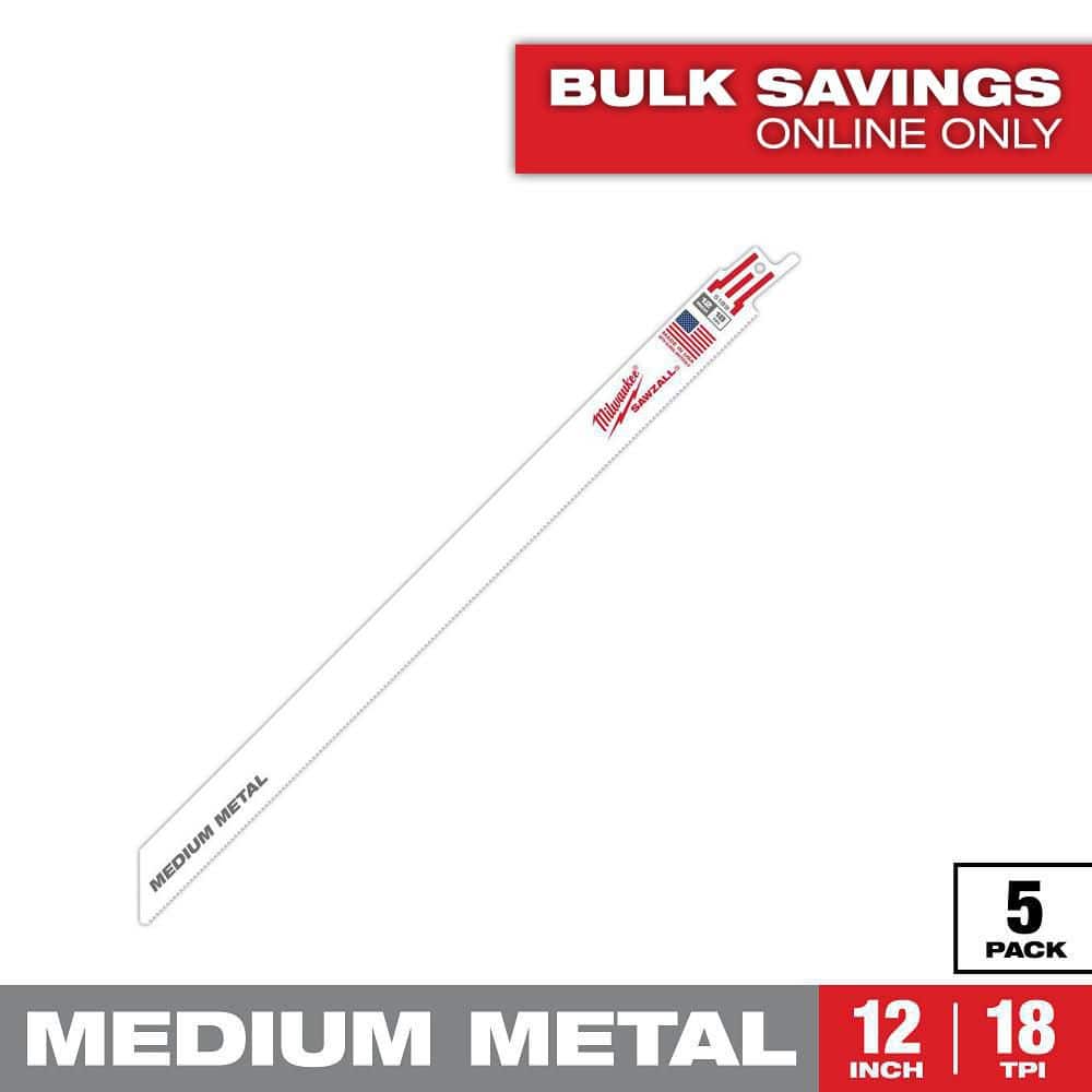 Milwaukee 14 TPI Medium Cutting SAWZALL Reciprocating Saw Blades