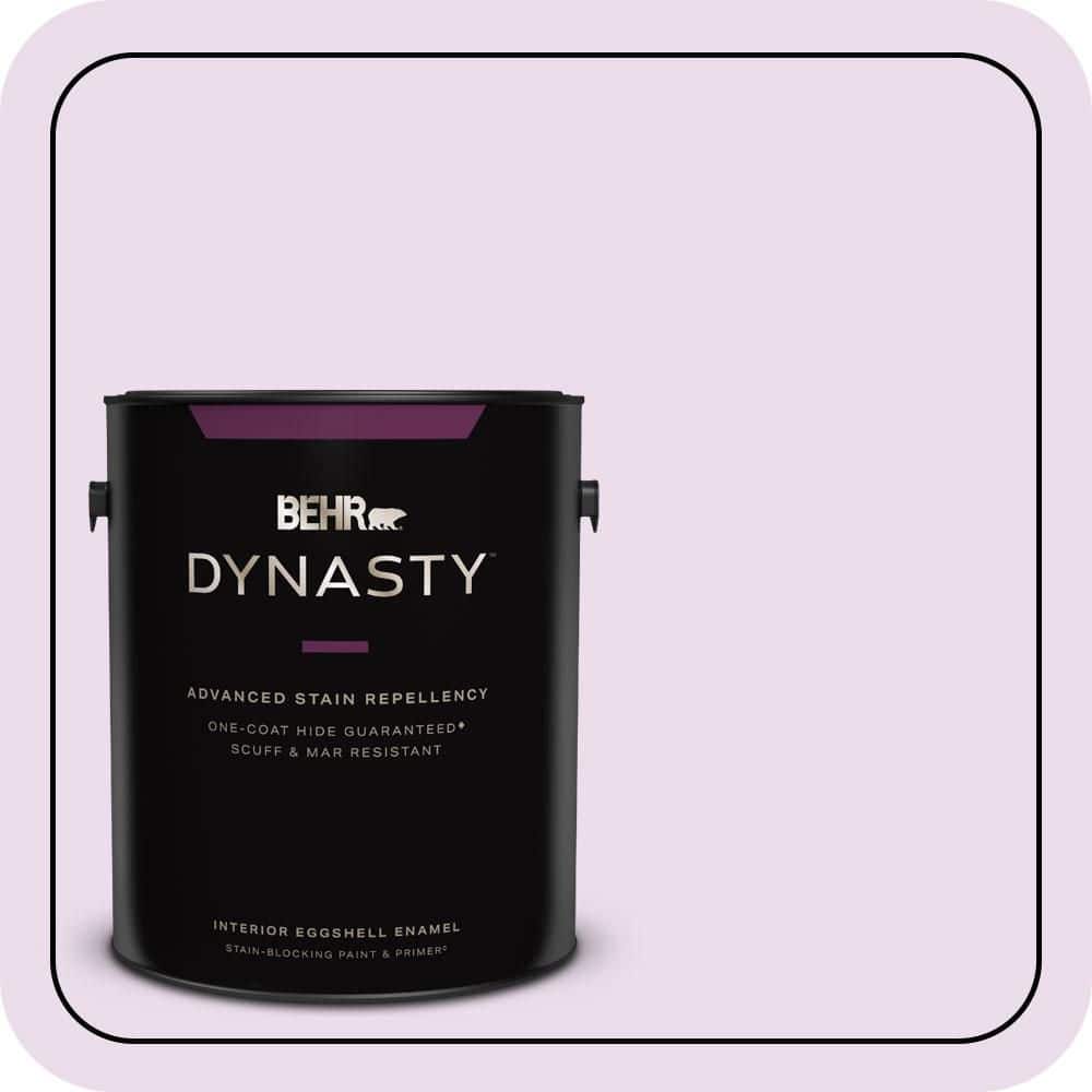 BEHR DYNASTY 1 gal. #P100-1 Sprinkle Eggshell Enamel Interior Stain-Blocking Paint & Primer