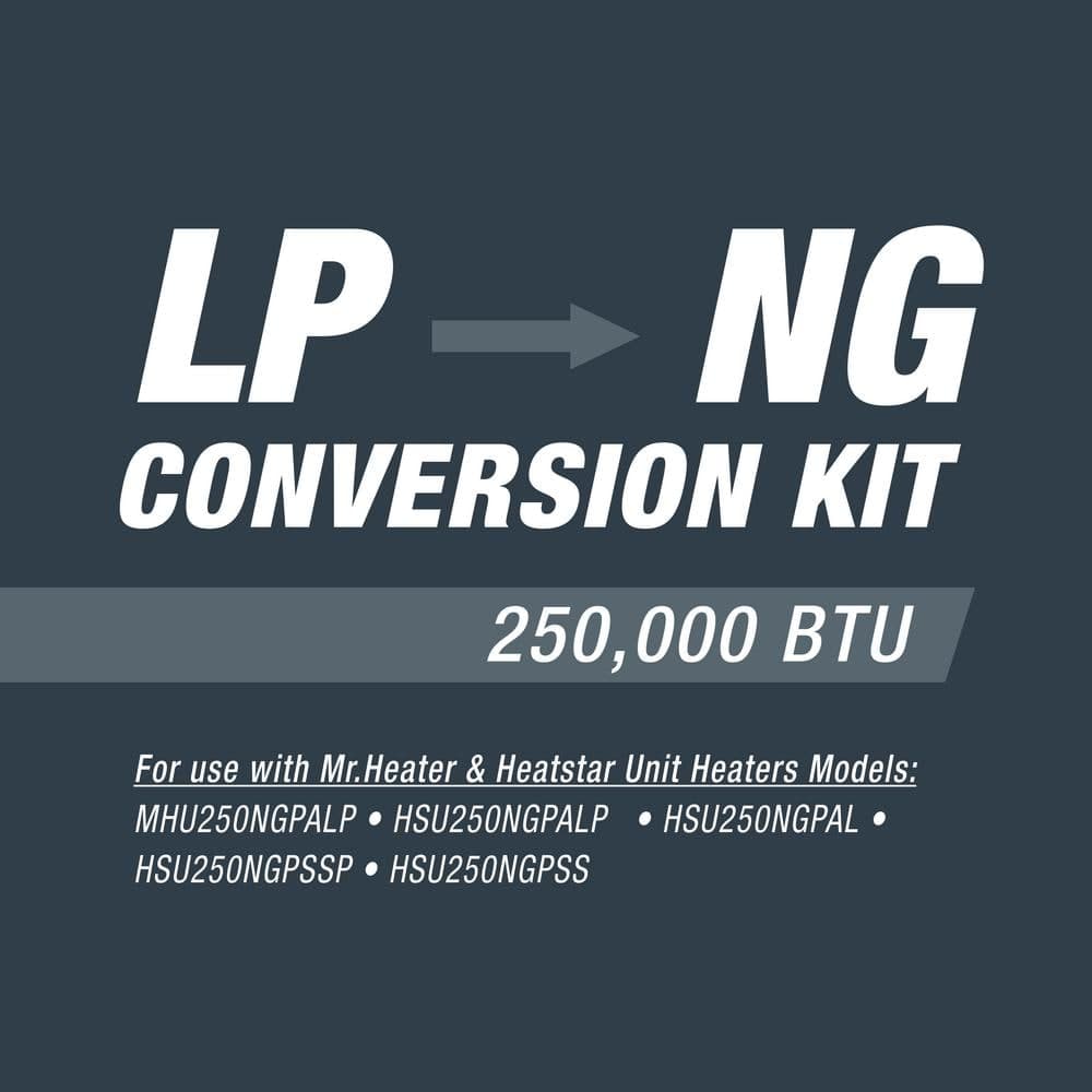 Mr. Heater 250,000 BTU LP to NG Conversion Kit (2)
