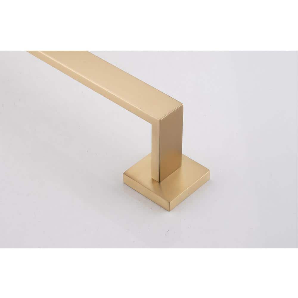 Tahanbath 8 - Piece Bathroom Hardware Set in Brushed Gold (2)