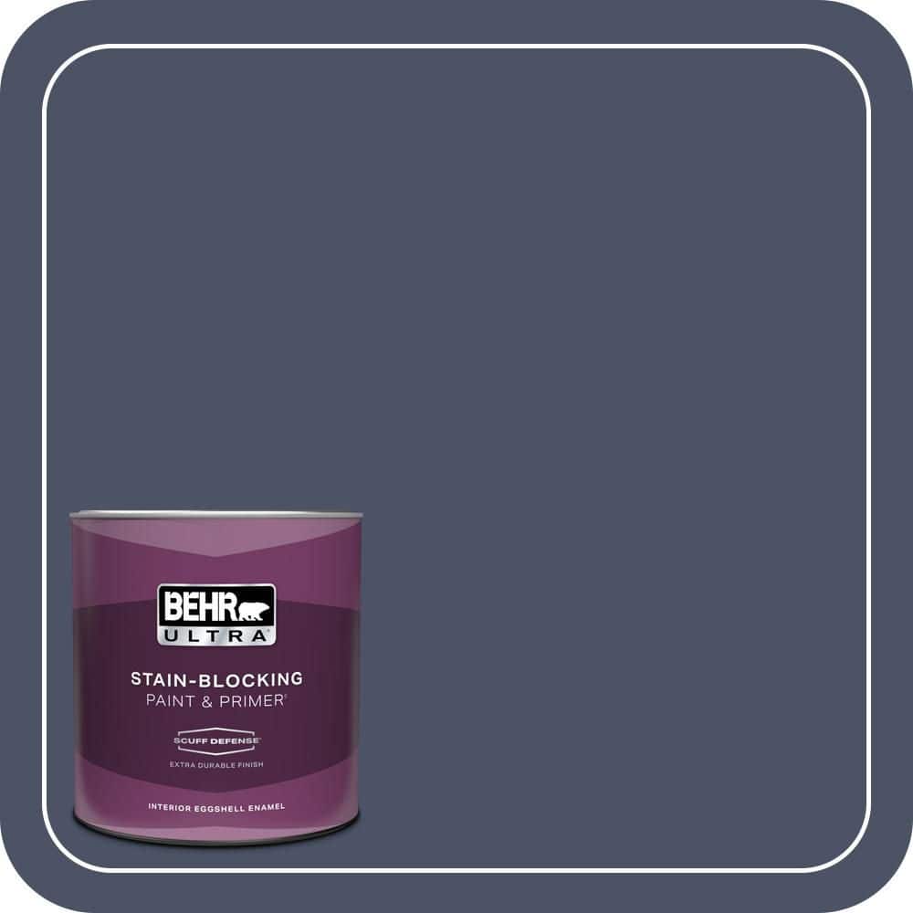 BEHR ULTRA 1 qt. #610F-7 Mystical Shade Extra Durable Eggshell Enamel Interior Paint & Primer