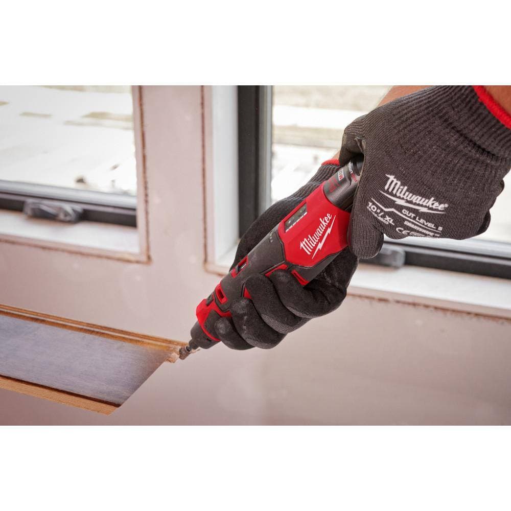 Milwaukee M12 12V Lithium-Ion Cordless Brushless Rotary Tool with (1) 2.0 Ah Battery Pack, Charger, and Fan (3)