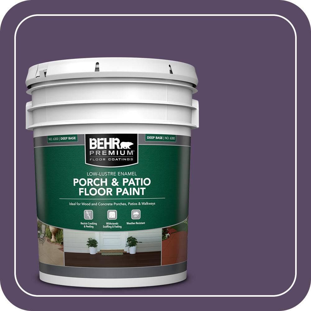 BEHR PREMIUM #M570-7 Textured Low-Lustre Enamel Interior/Exterior Porch and Patio Anti-Slip Floor Paint (1)