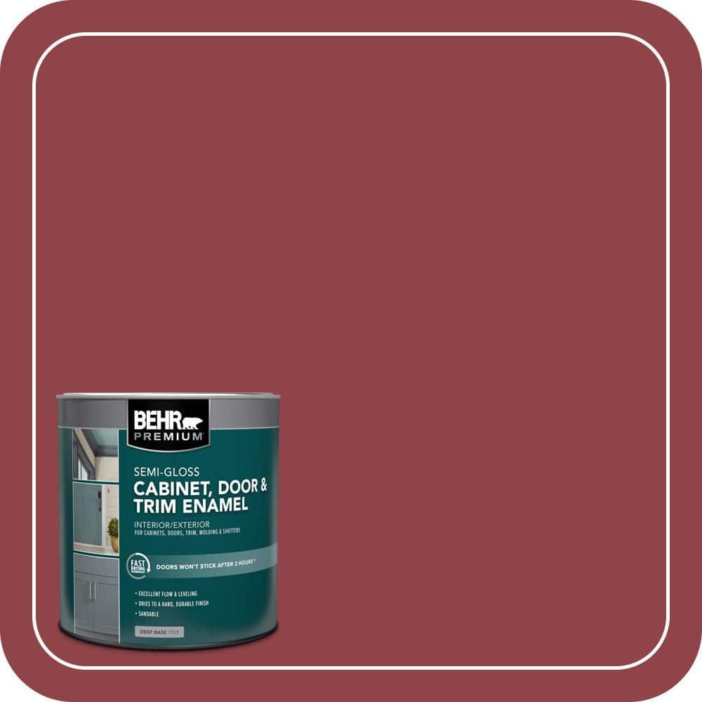 BEHR PREMIUM 1 qt. #MQ1-09 Haute Couture Semi-Gloss Enamel Interior/Exterior Cabinet, Door & Trim Paint