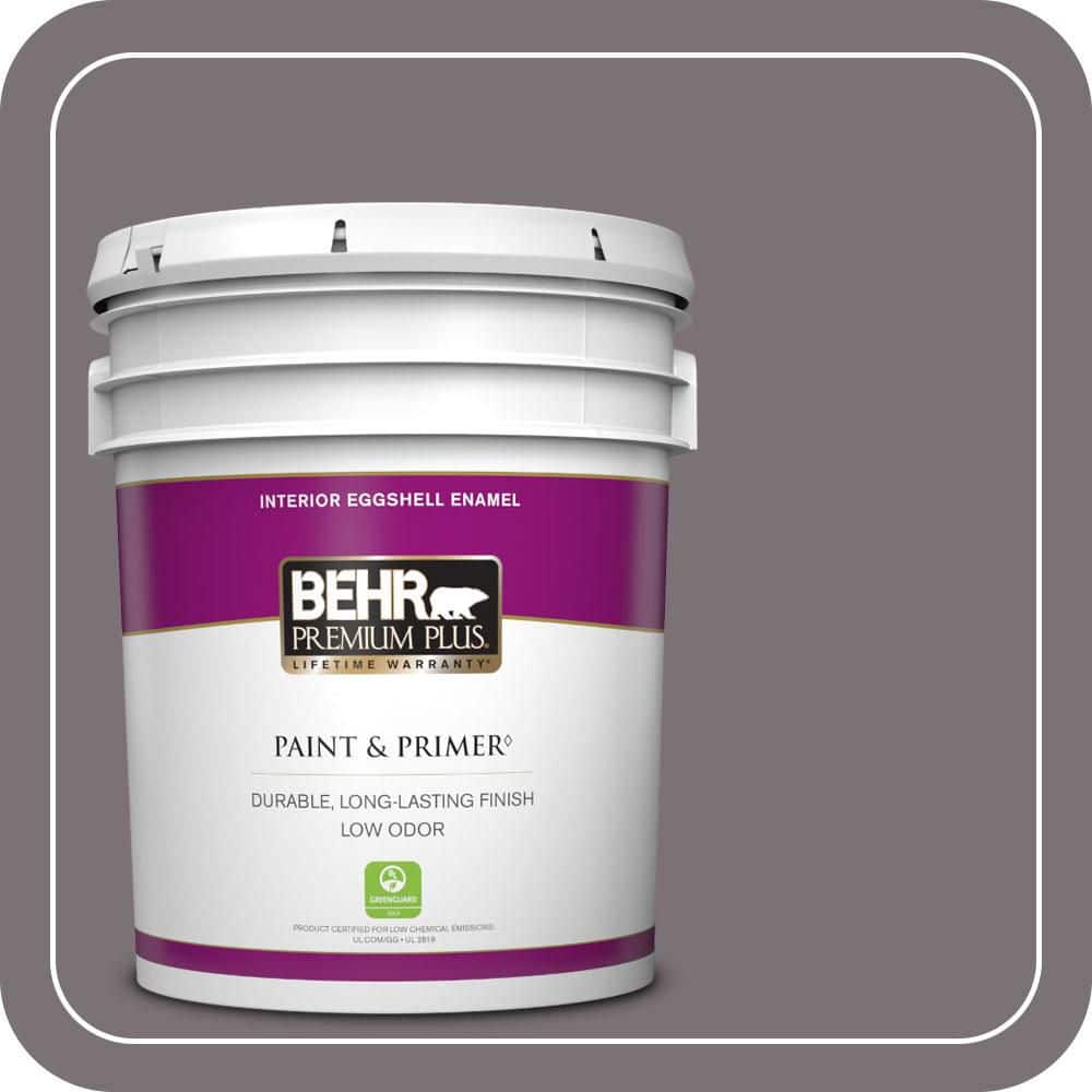 BEHR PREMIUM PLUS 5 gal. #PPU17-18 Echo Eggshell Enamel Low Odor Interior Paint & Primer