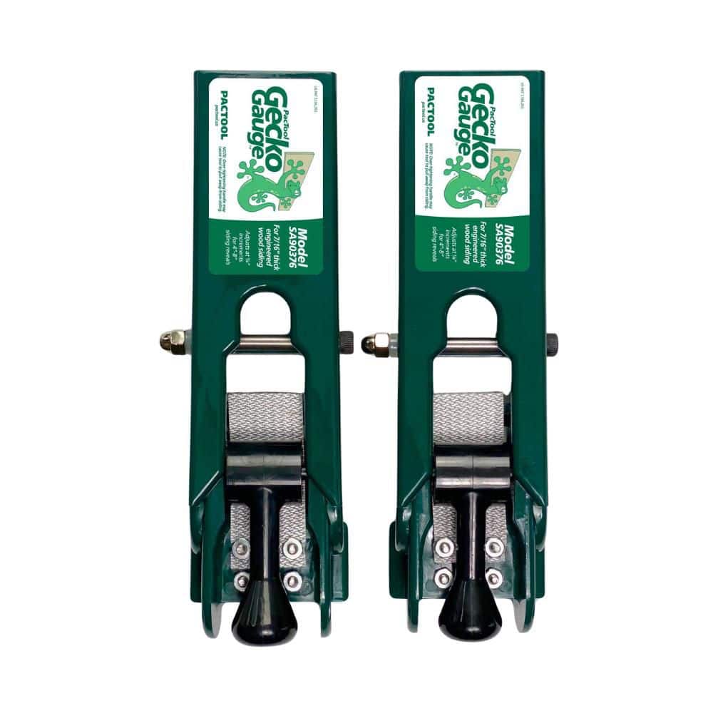 PacTool Gecko Gauge Siding Gauges for 7/16 in. LP Siding Installation (1-Set per Package) (3)