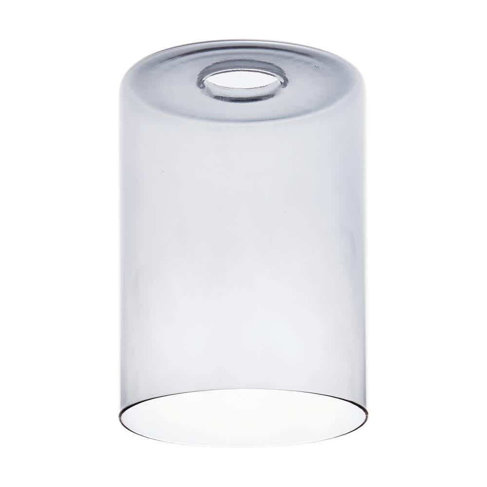 PRIVATE BRAND UNBRANDED 7.83 in. Gray Mirror Glass  Cylinder Shaped Replacement Pendant Shade with 2.25 in. Lip Fitter (2)