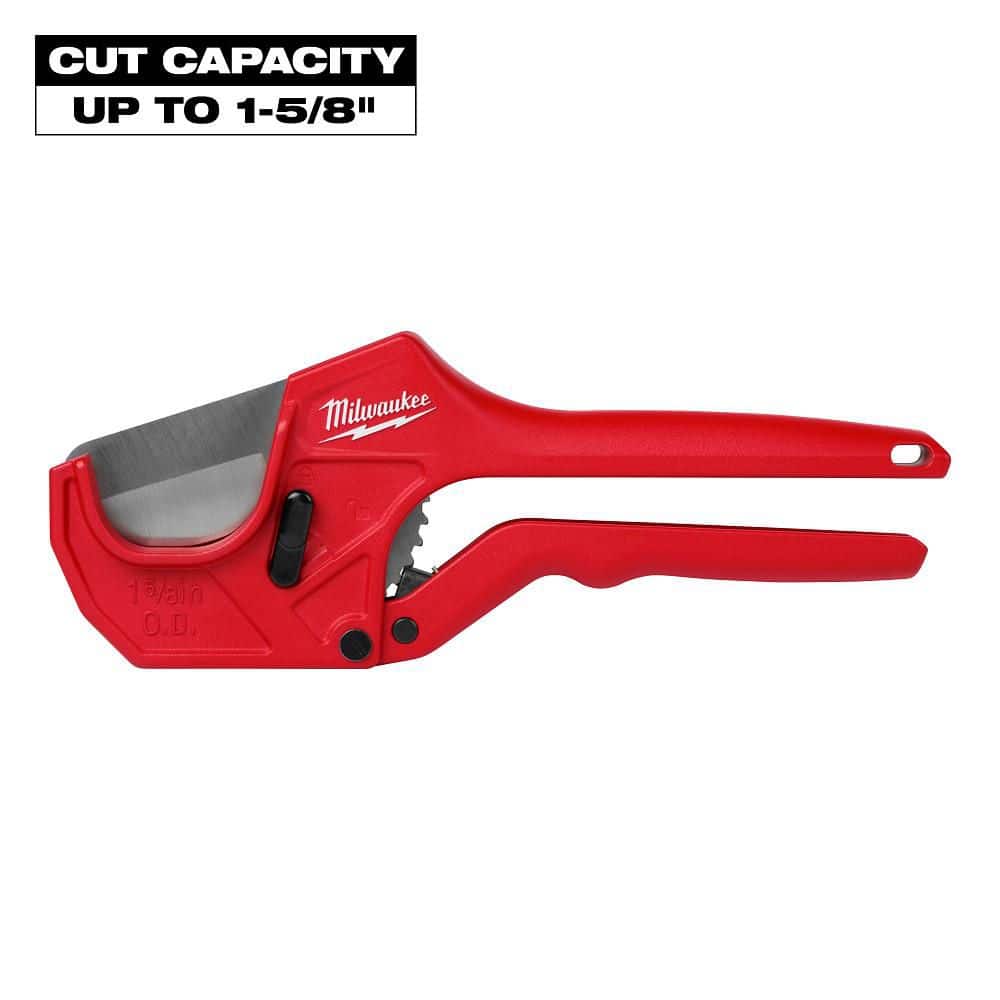 Milwaukee 1-5/8 in. Ratcheting PVC and Tubing Cutter (1)