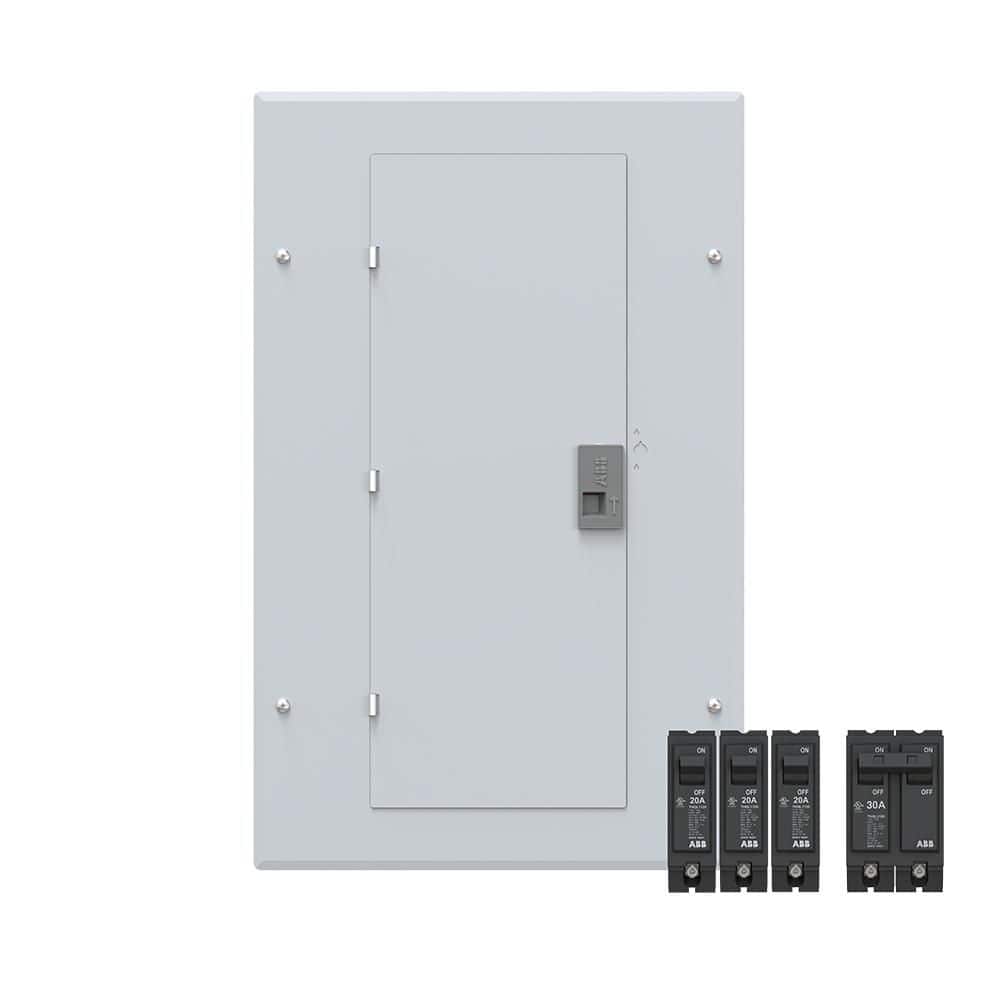 ABB 100 Amp 20-Space 40-Circuit Main Breaker Indoor Plug-On Neutral Load Center Value Pack (PAM2010PA) (2)