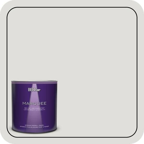 BEHR MARQUEE 1 qt. #MQ3-23 Statuesque One-Coat Hide Eggshell Enamel Interior Paint & Primer (2)
