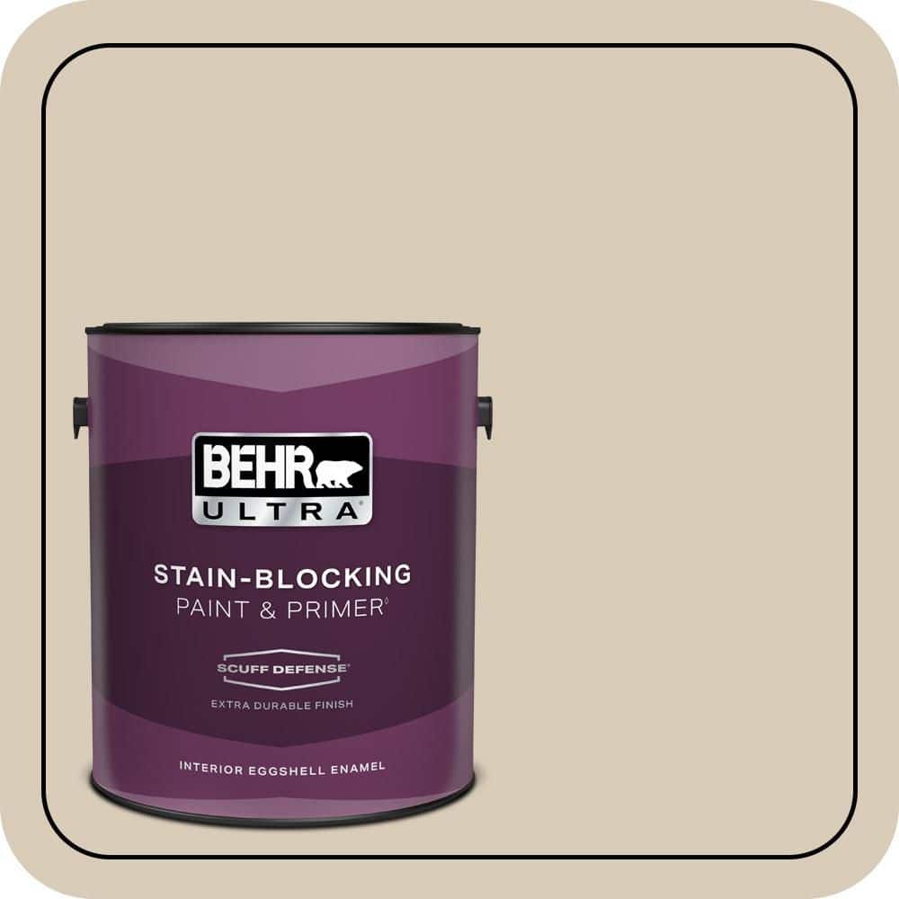 BEHR ULTRA 1 gal. #MQ2-27 Studio Clay Extra Durable Eggshell Enamel Interior Paint & Primer