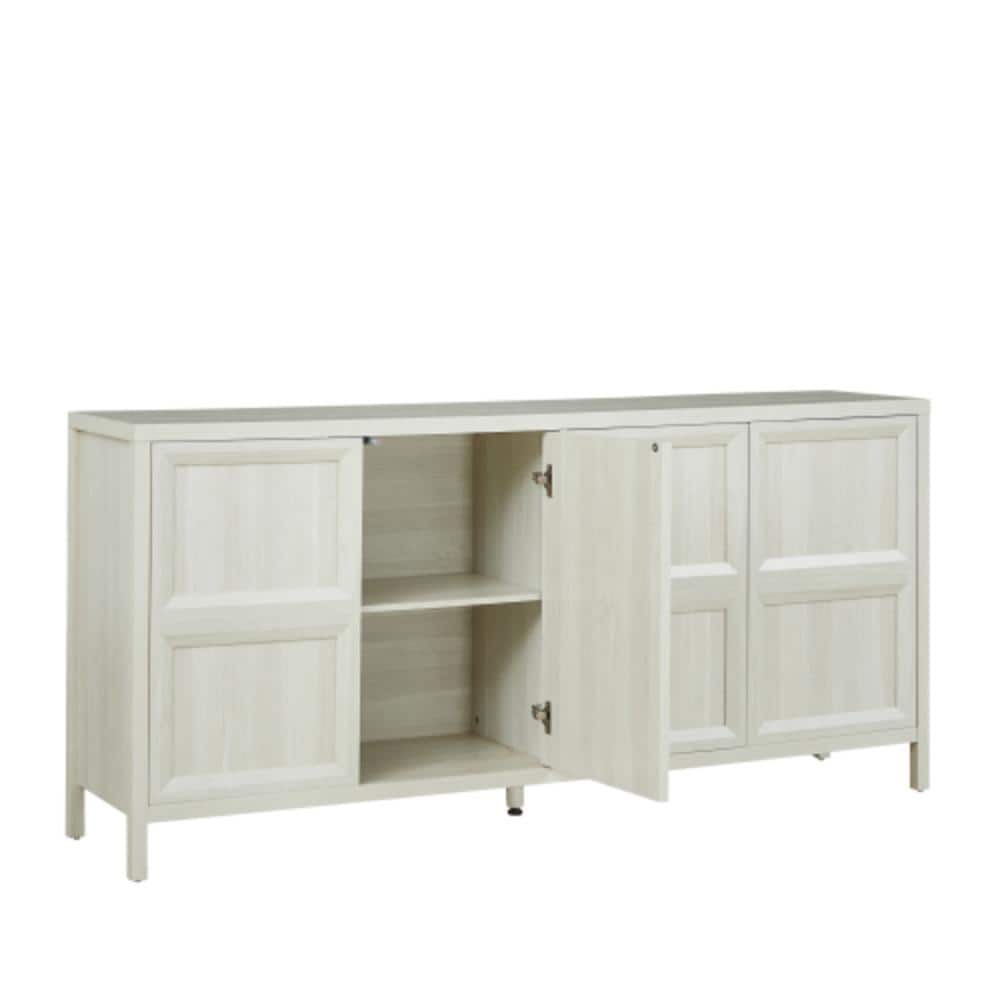 Unbranded 67 in. W x 15.7 in. D x 31.5 in. H Bathroom Gray Linen Cabinet