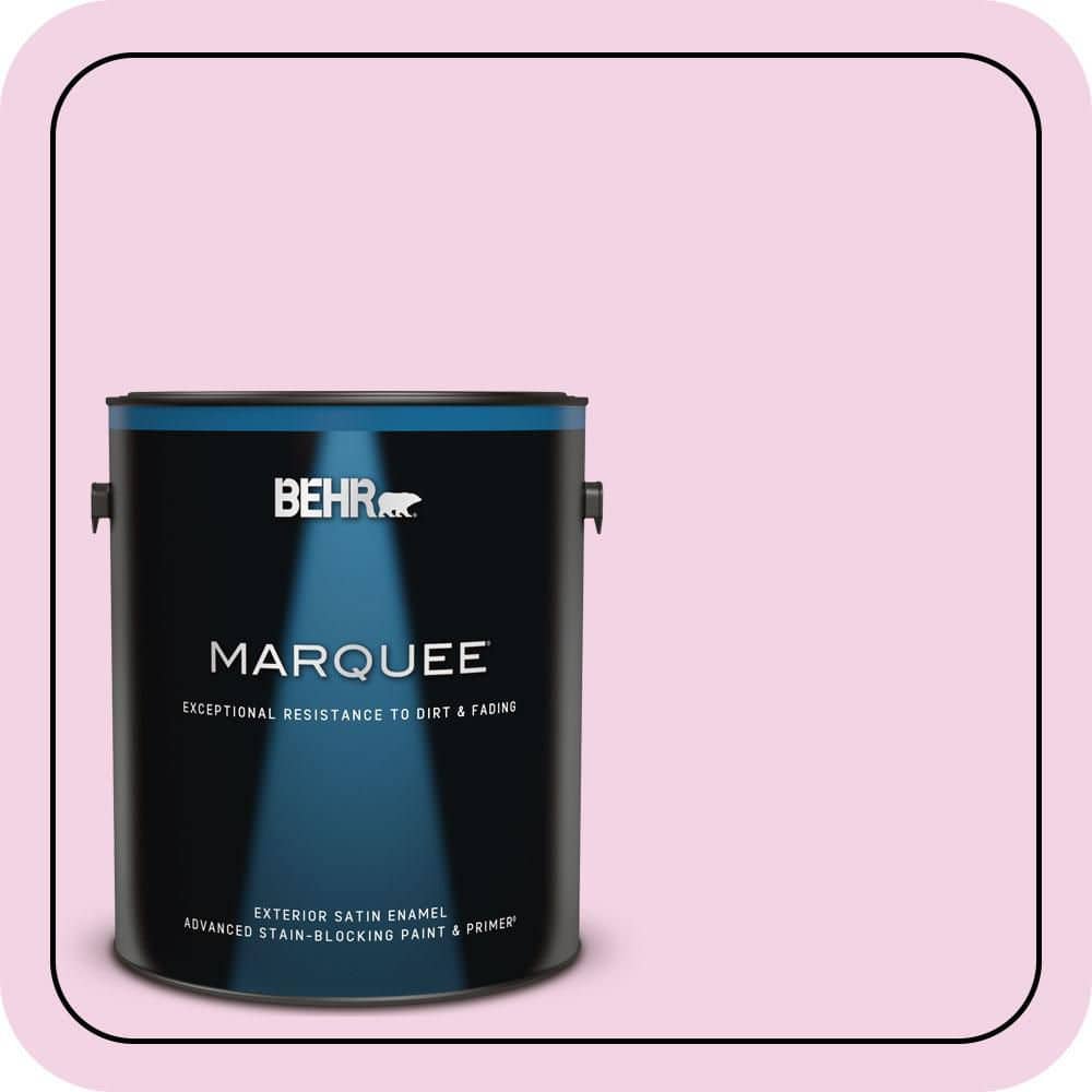 BEHR MARQUEE 1 gal. #690A-2 Hopeful Satin Enamel Exterior Paint & Primer