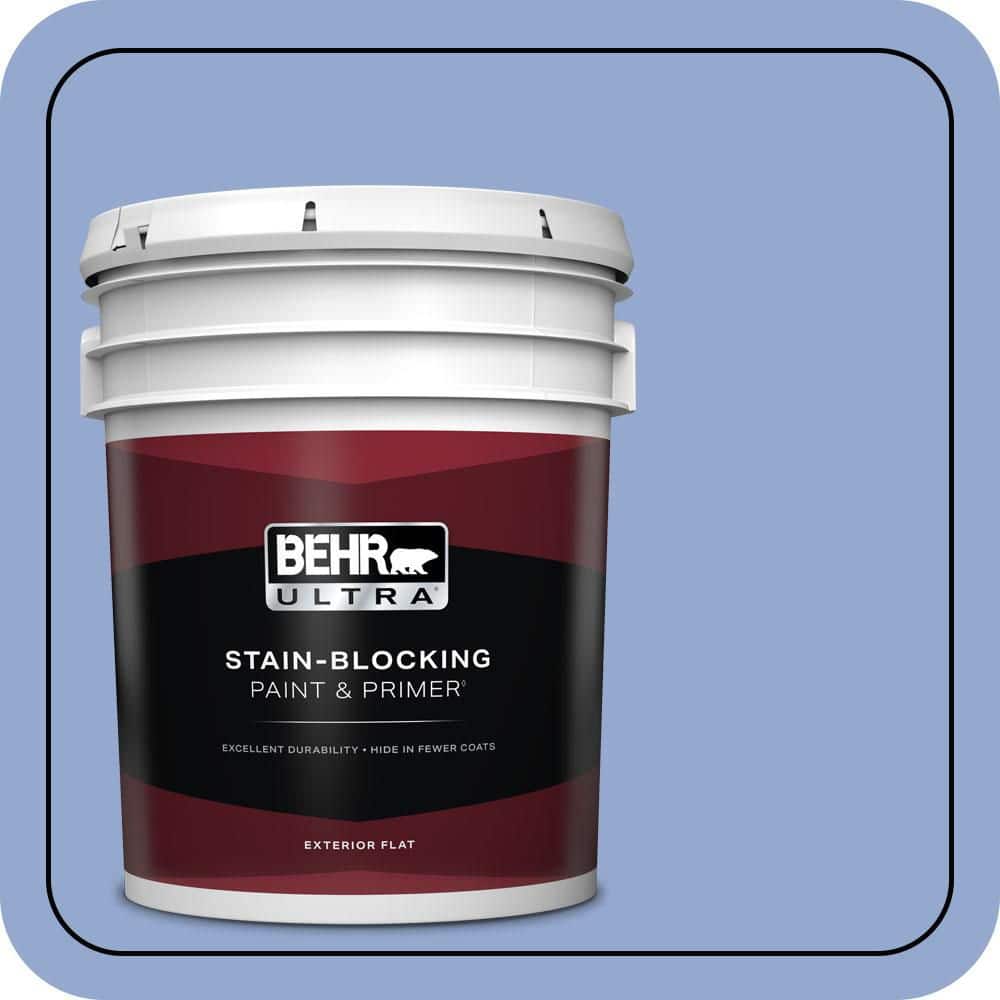 BEHR ULTRA 5 gal. #M540-4 Hopeful Dream Flat Exterior Paint & Primer