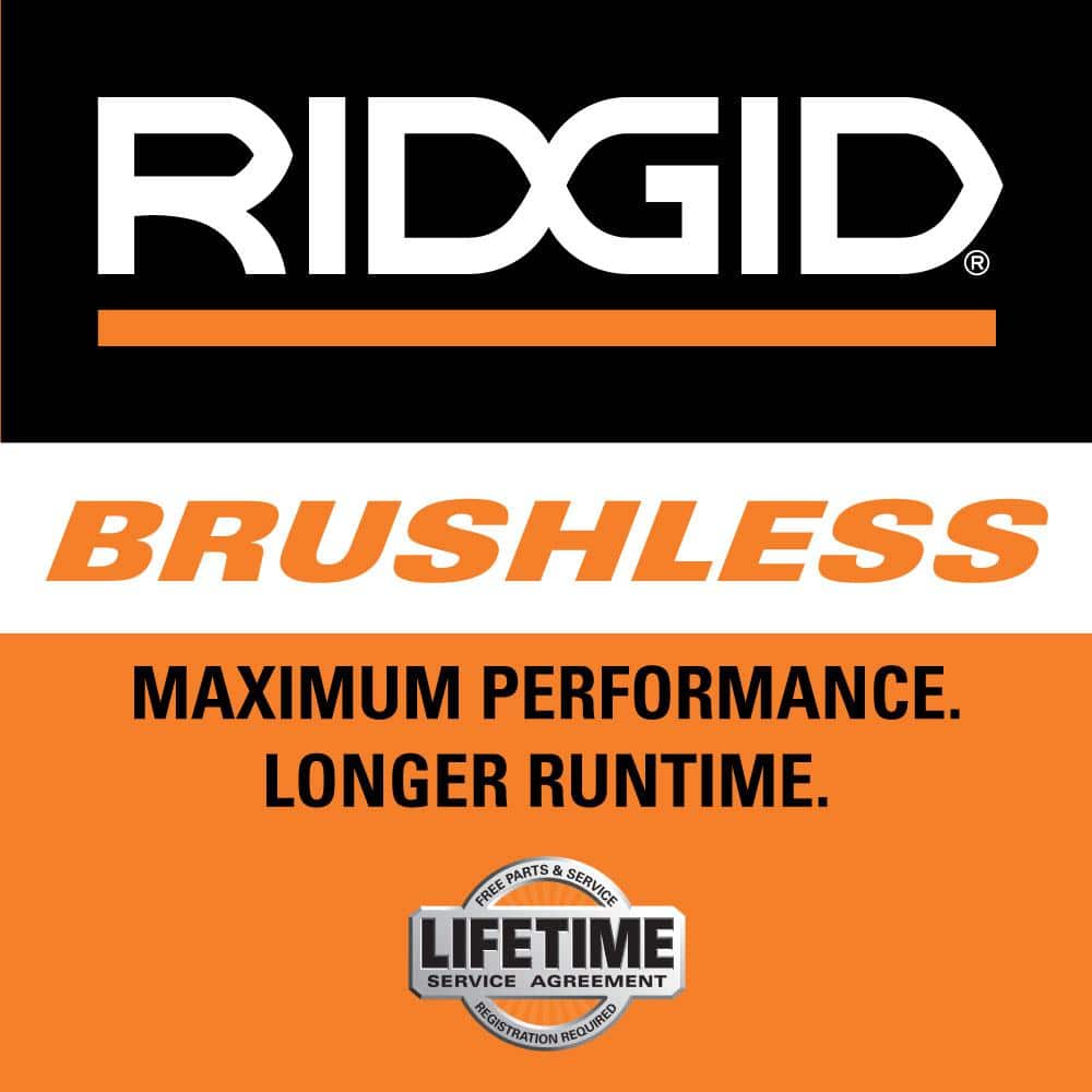 RIDGID 18V Brushless 9-Tool Combo Kit with 0 Ah and 2.0 Ah MAX Output Batteries and Charger (3)