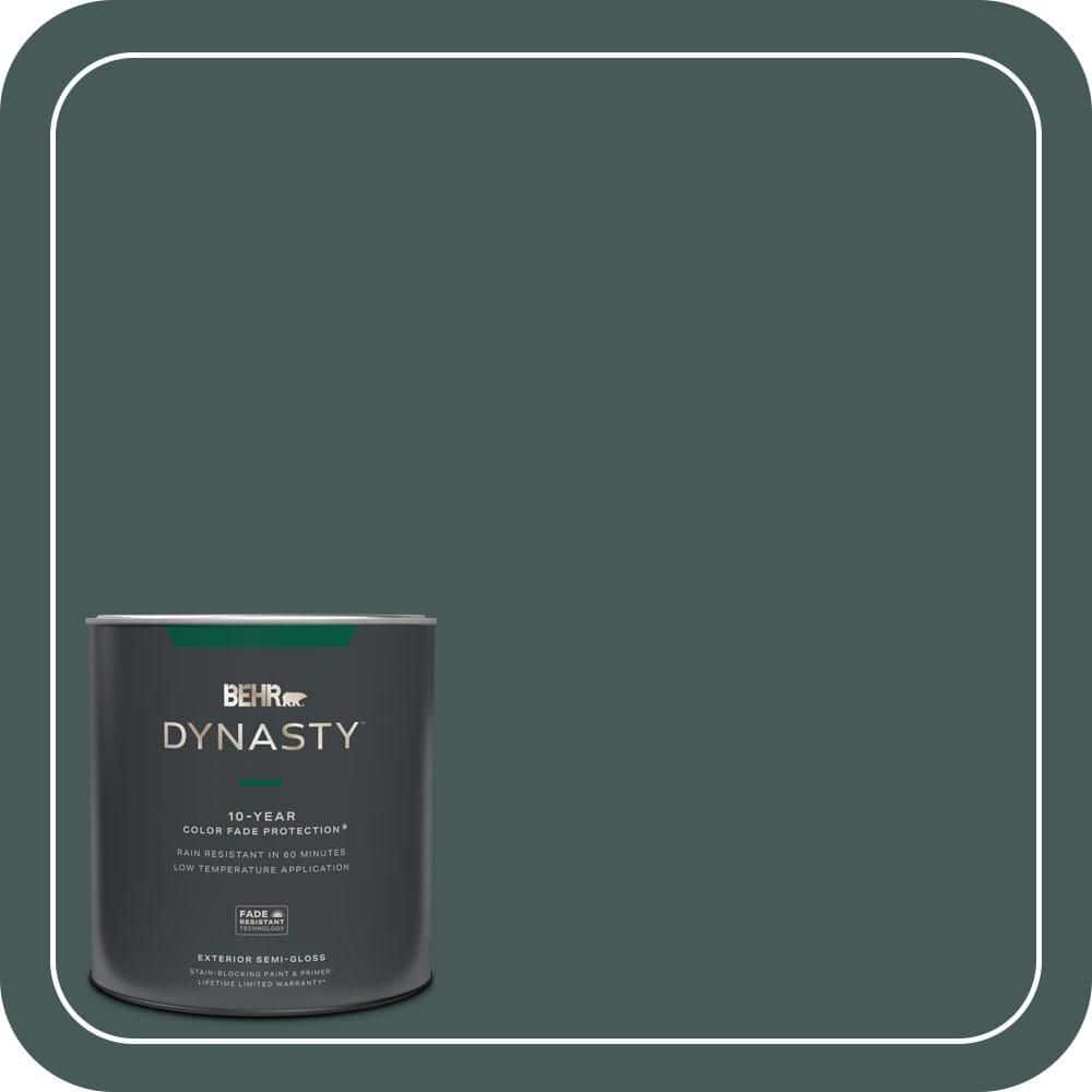 BEHR DYNASTY 1 qt. #MQ6-09 Hostaleaf Semi-Gloss Exterior Stain-Blocking Paint & Primer