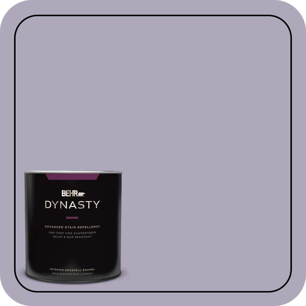 BEHR DYNASTY 1 qt. #650E-3 Plum Blossom Eggshell Enamel Interior Stain-Blocking Paint & Primer