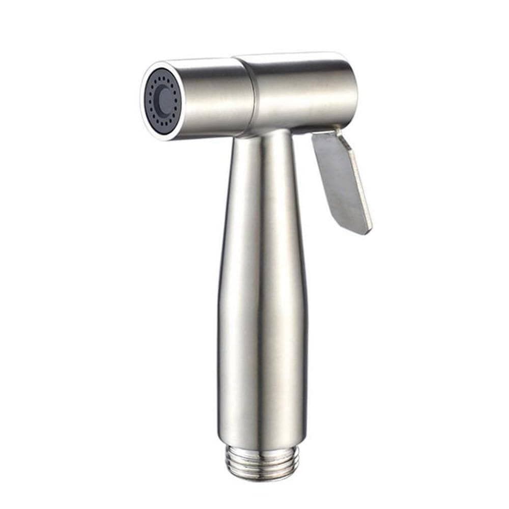 Anqtovp 2 Pieces Stainless Steel Bidet Attachment with Detachable Spray Nozzle Easy Clean and Adjustable Water Pressure (3)