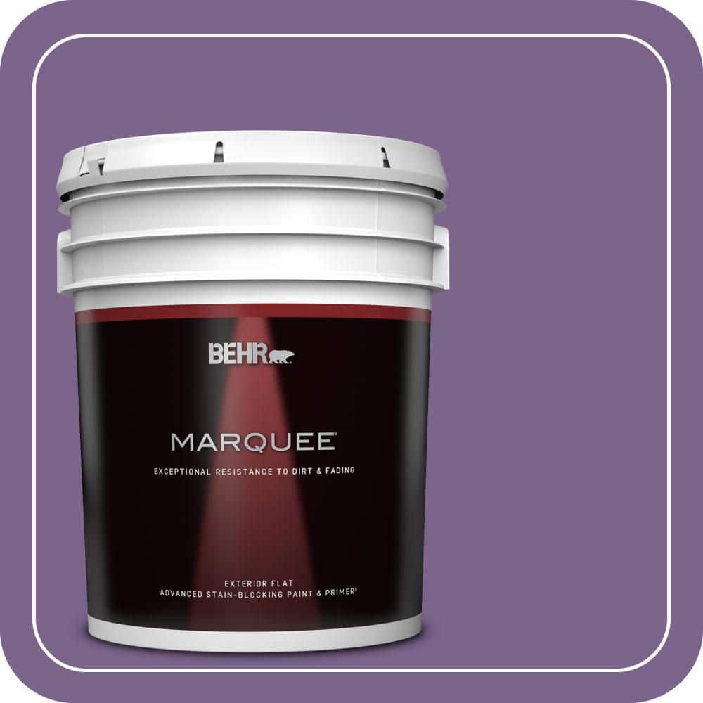 BEHR MARQUEE 5 gal. #M570-6 Notorious Flat Exterior Paint & Primer