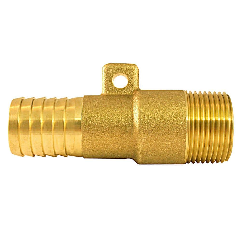 Apollo 1 in. Barb x 1 in. Male Pipe Thread Brass Rope Adapter (1)