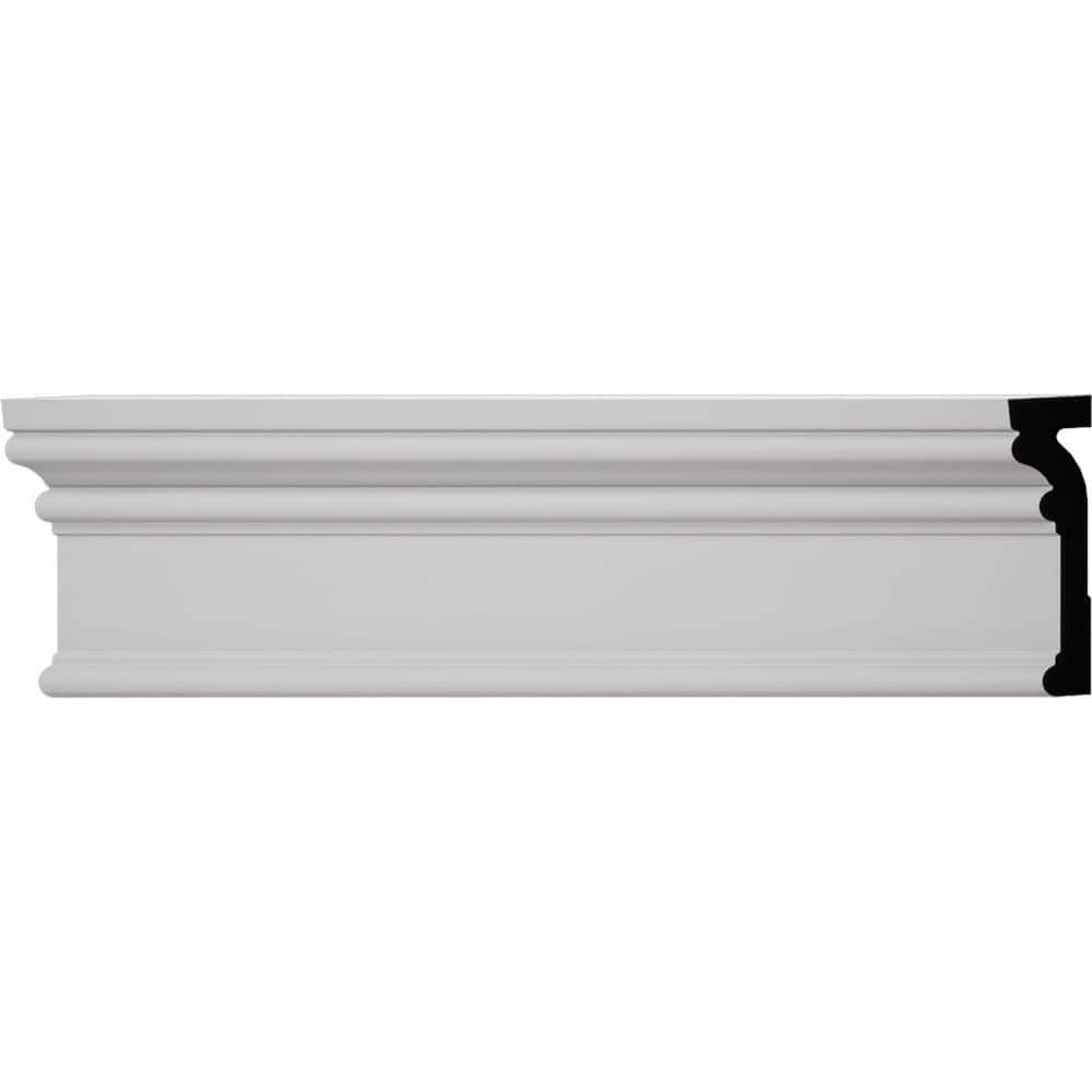 Royal Mouldings 6624 1 in. x 3 1/2 in. x 96 in. Finished PVC Composite White Casing (1-Piece − 8 Total Linear Feet) (3)