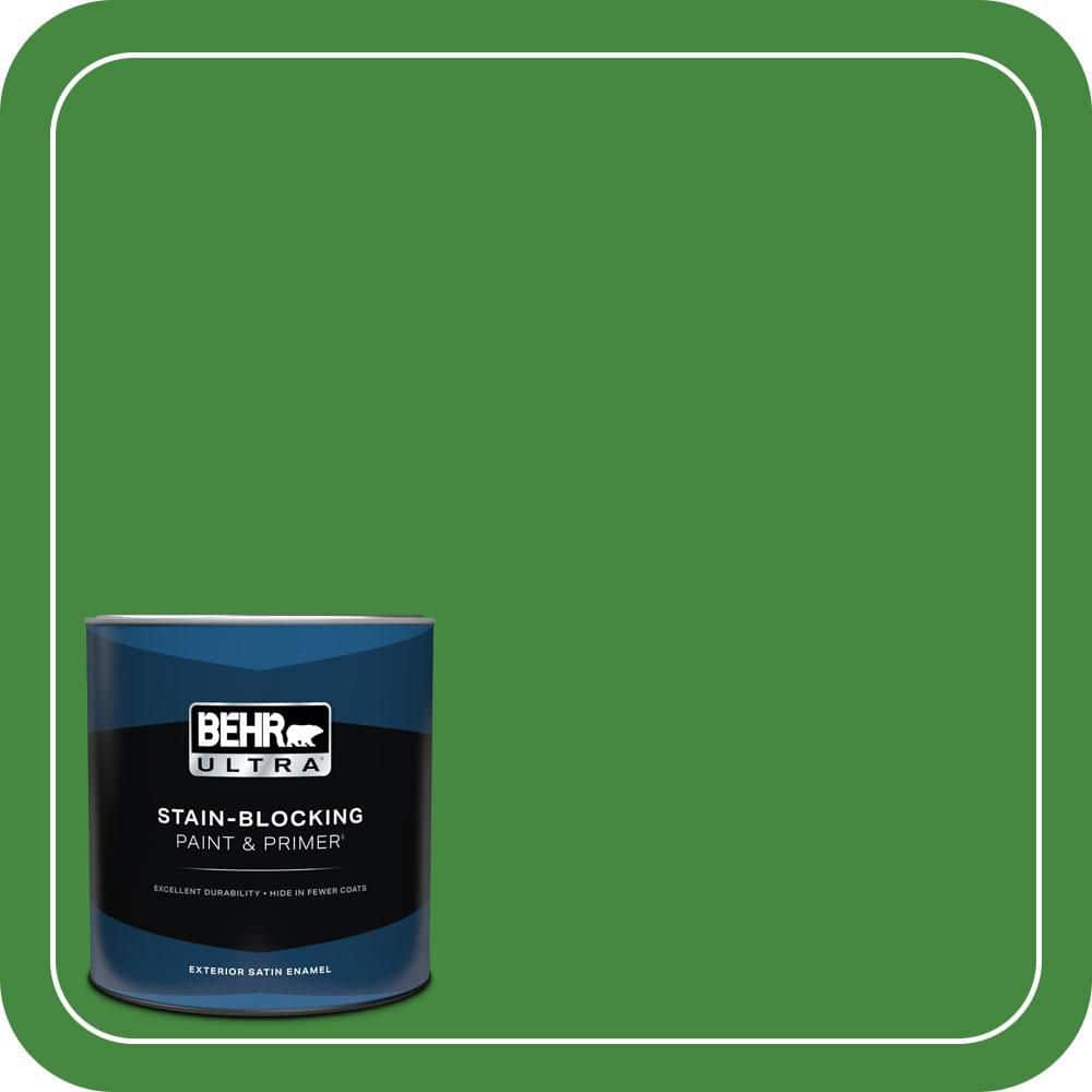 BEHR ULTRA 1 qt. #T12-9 Level Up Satin Enamel Exterior Paint & Primer