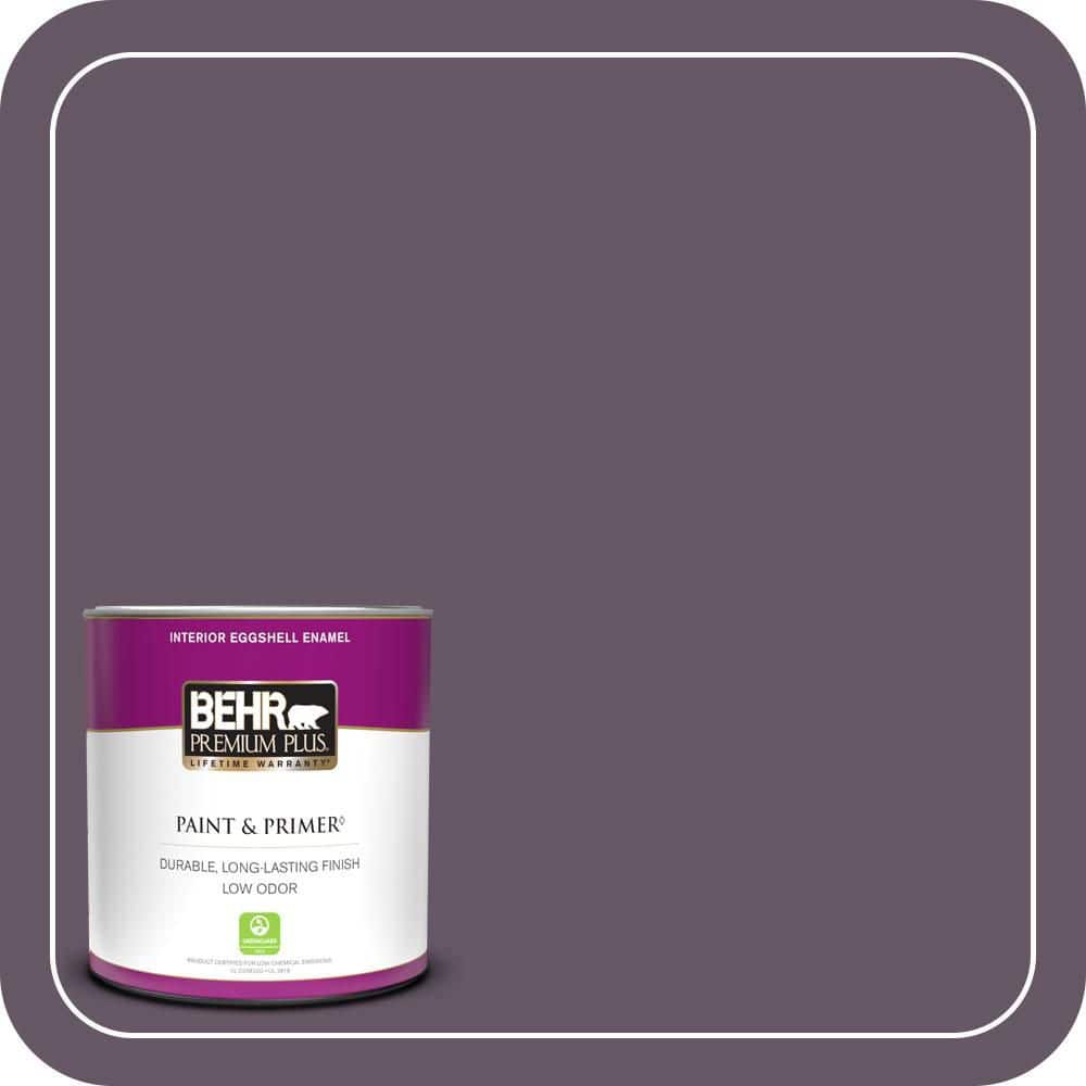 BEHR PREMIUM PLUS #PPU17-05 Preservation Plum Enamel Low Odor & Primer