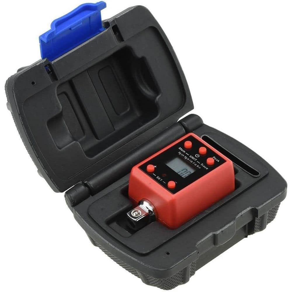 NEIKO 3 /8 in. Digital Gauge Torque Adapter, 14.7-99.6 ft. lb. Alert Signals Torque Setting (2)