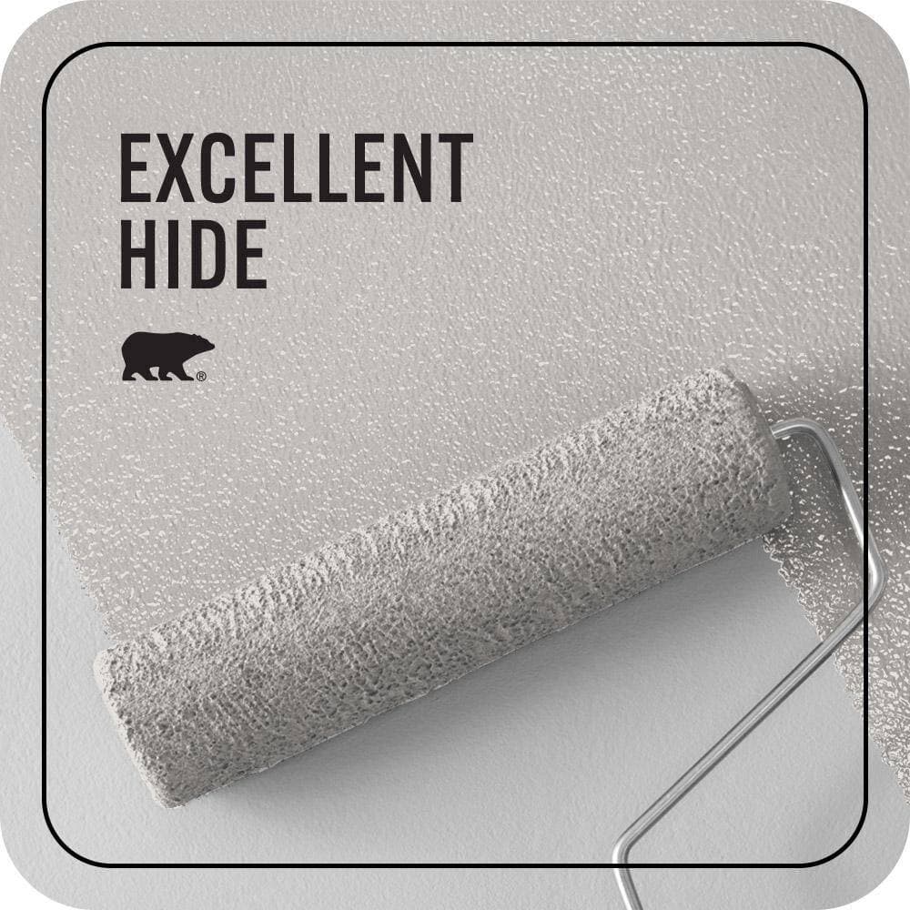 BEHR PREMIUM PLUS 5 gal. #BWC-21 Poetic Light Ceiling Flat Interior Paint & Primer (2)