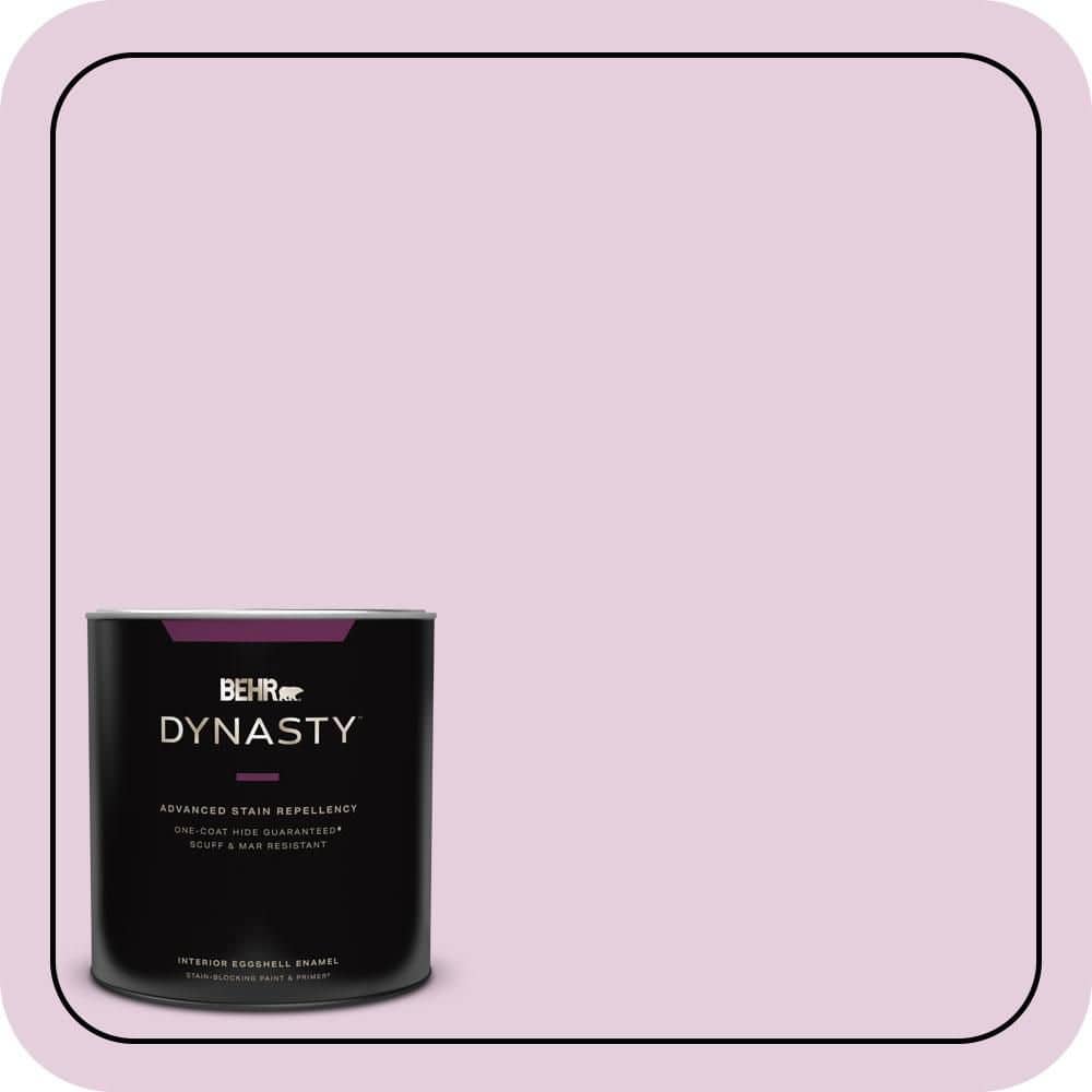 BEHR DYNASTY 1 qt. #680C-3 Rose Glow Eggshell Enamel Interior Stain-Blocking Paint & Primer