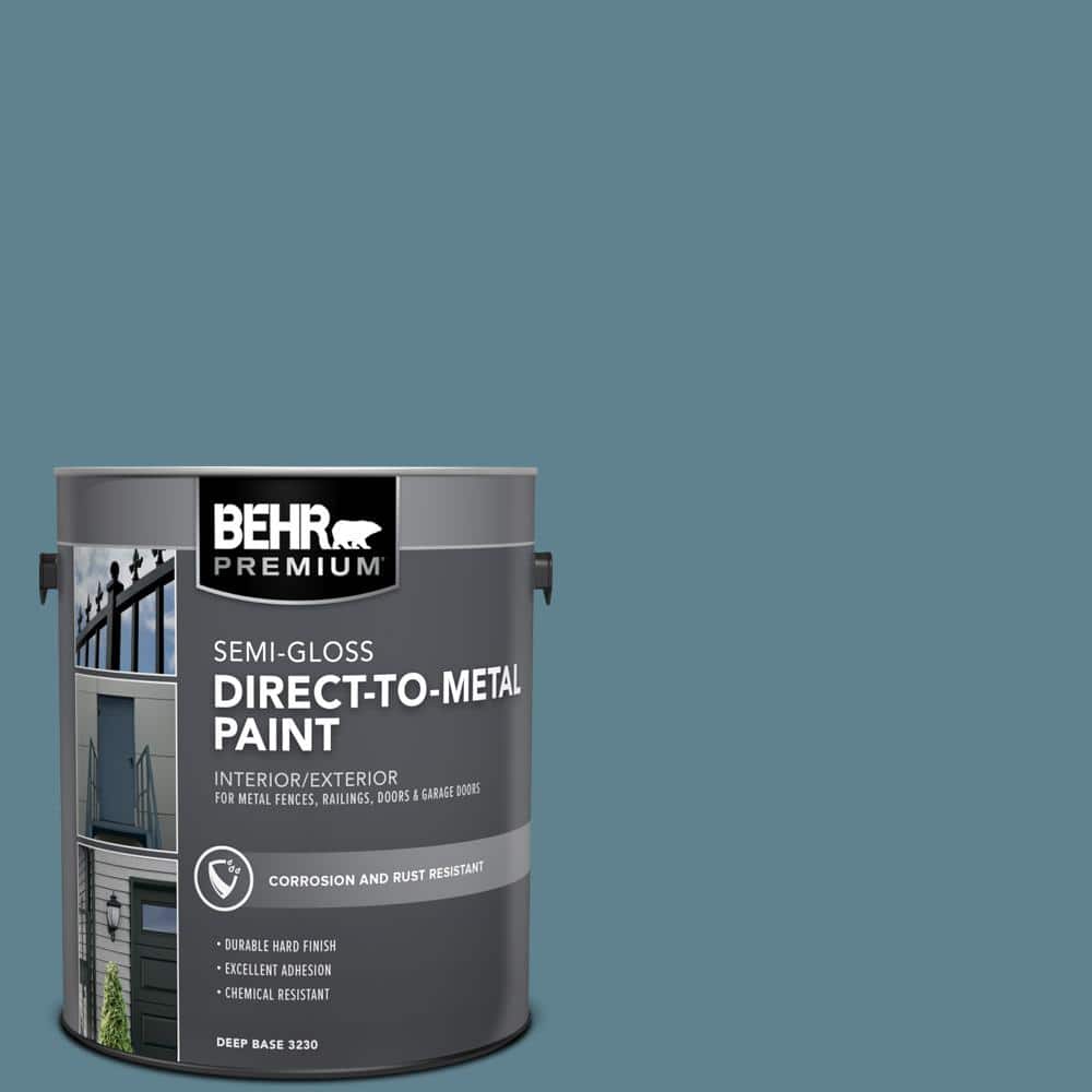 BEHR PREMIUM 1 gal. #S470-5 Blueprint Semi-Gloss Direct to Metal Interior/Exterior Paint (1)