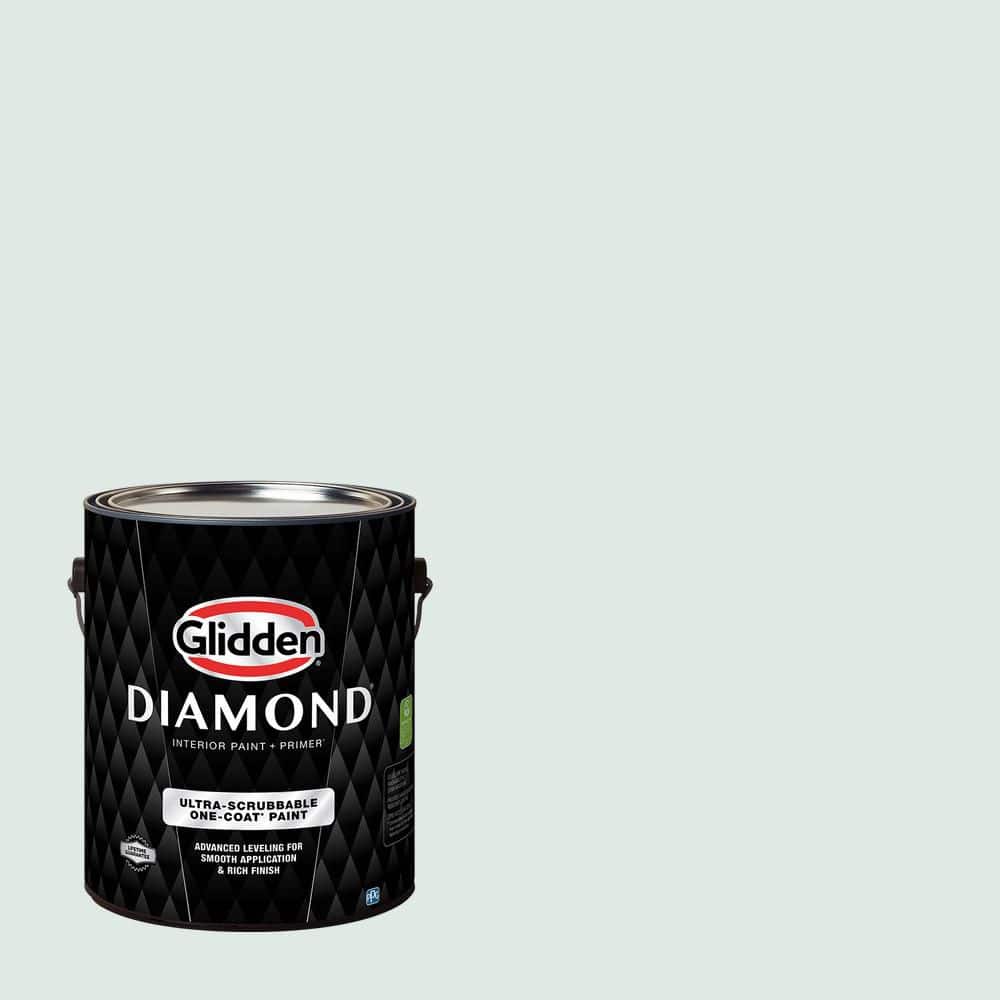Glidden Diamond 1 gal. PPG1136-1 Sea Pearl Eggshell Interior Paint with Primer