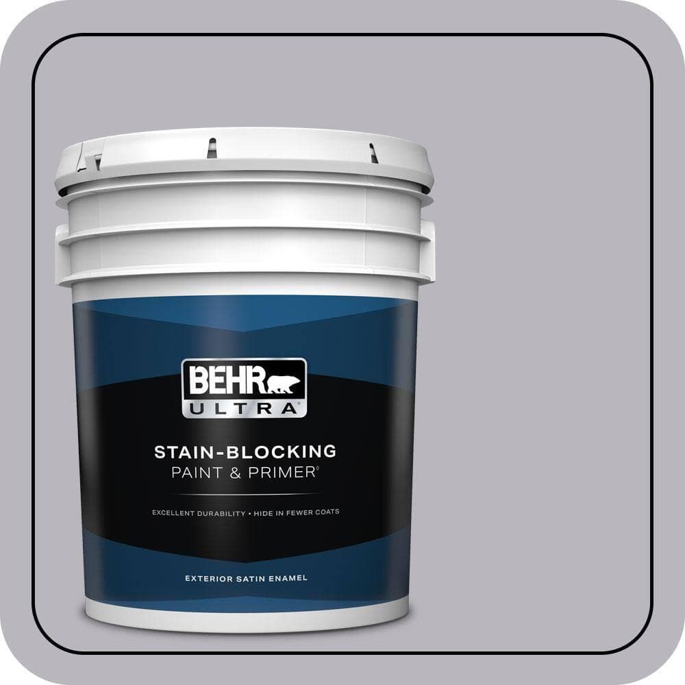 BEHR ULTRA 5 gal. #N550-3 Best in Show Satin Enamel Exterior Paint & Primer