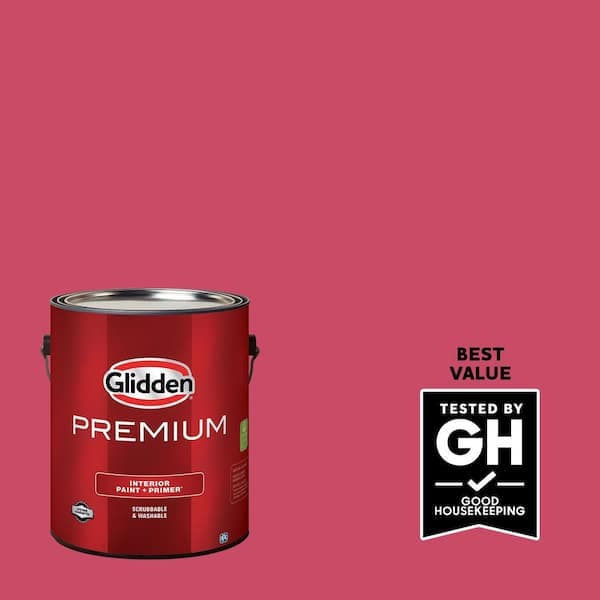 Glidden Premium 1 gal. PPG1184-7 California Wine Satin Interior Latex Paint (2)