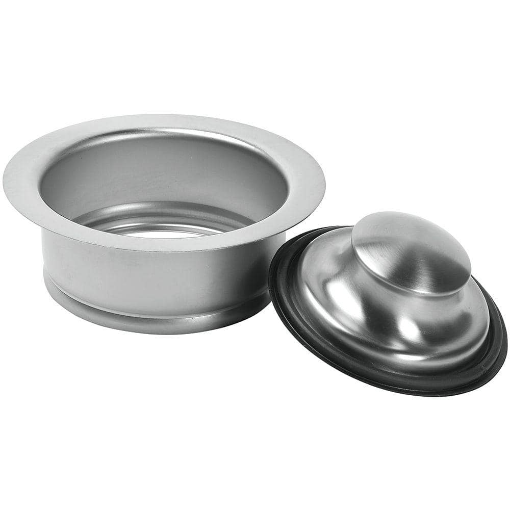 Glacier Bay Garbage Disposal Rim and Stopper in Brushed Nickel