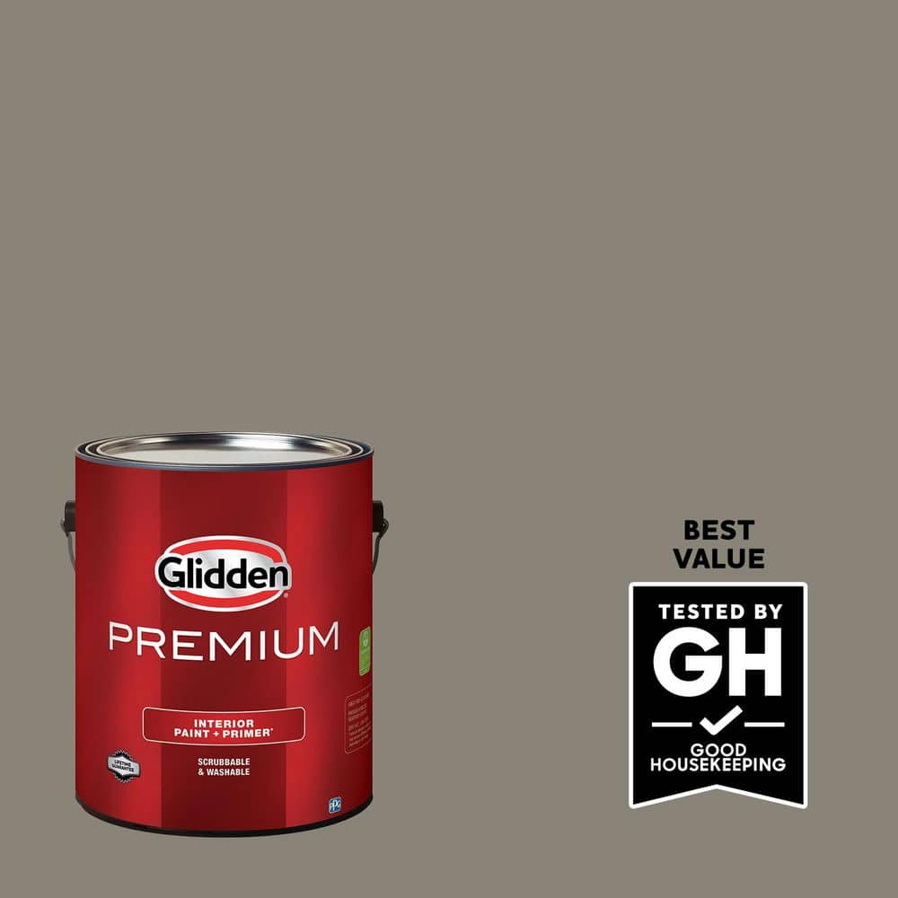 Glidden Premium 1 gal. PPG0999-5 Sweater Weather Eggshell Interior Latex Paint