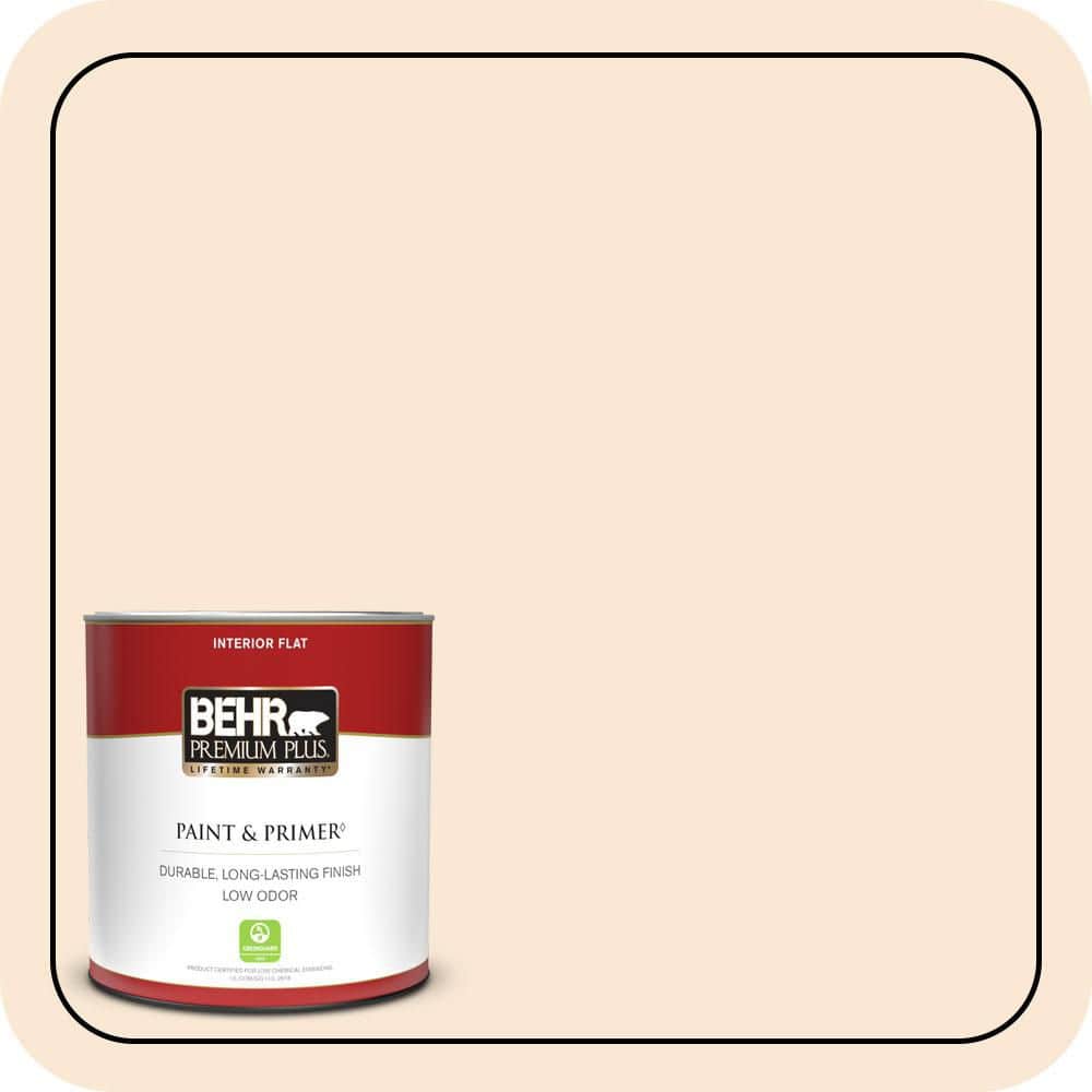 BEHR PREMIUM PLUS #PPU4-09 Cafe Cream Enamel & Primer Color Sample