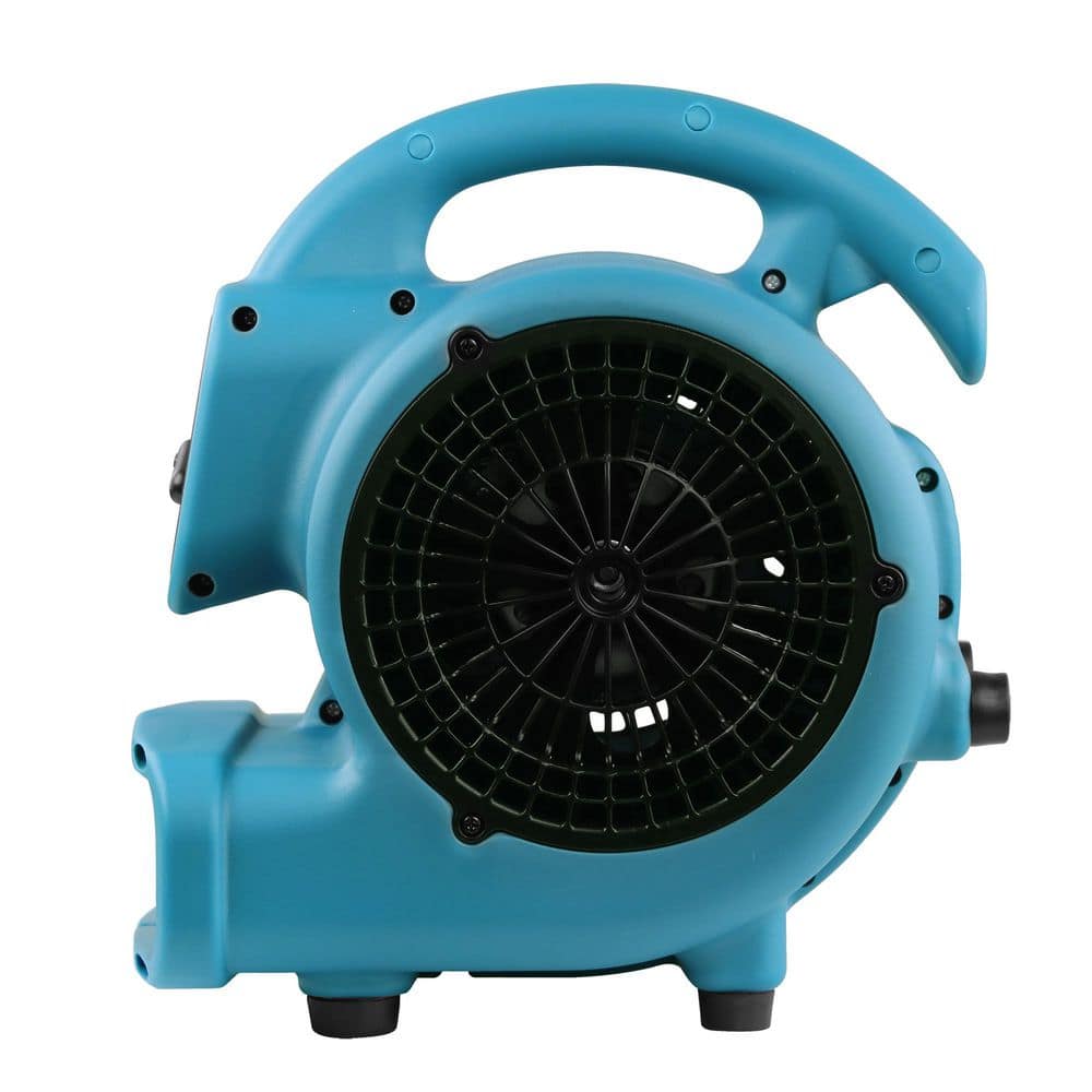 XPOWER Multi-Purpose Mini Mighty 9 in. 3-Speed Air Mover/Utility Blower Fan in. Blue (2)