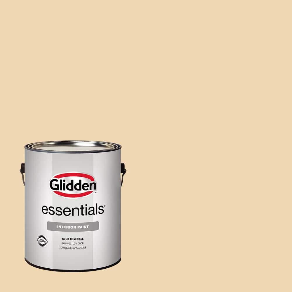 Glidden Essentials 1 gal. PPG1089-3 Chai Tea Latte Flat Interior Paint (2)