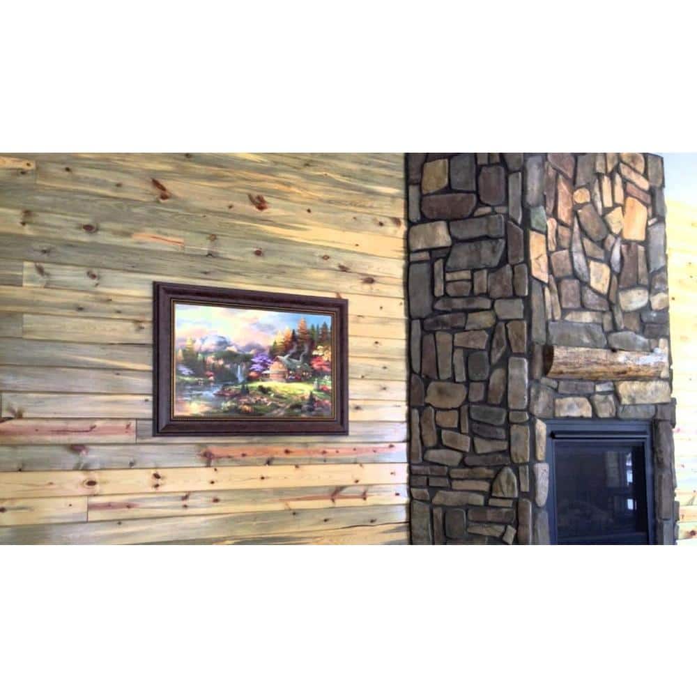 Sierra Pacific Industries 1 in. x 6 in. x 8 ft. Blue Stain Pine Tongue and Groove Siding Board (3)
