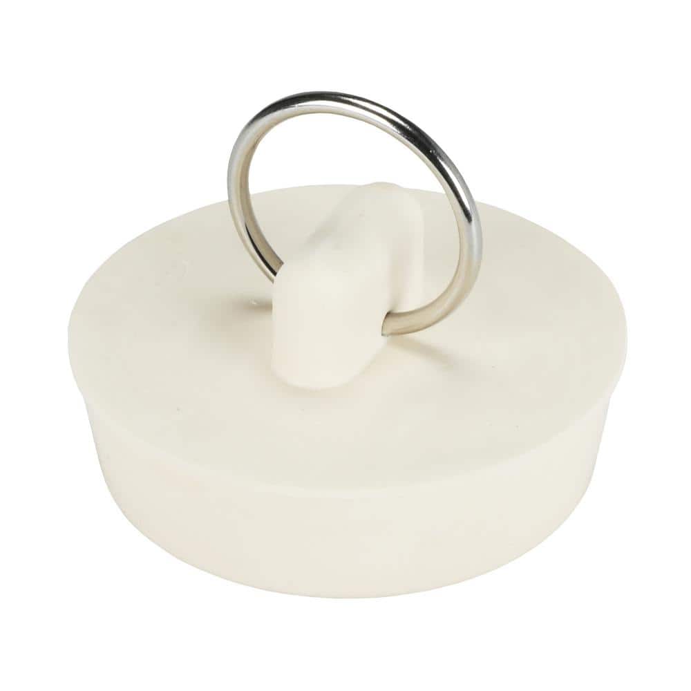 DANCO 1-1/2 in. Rubber Stopper in White (2)