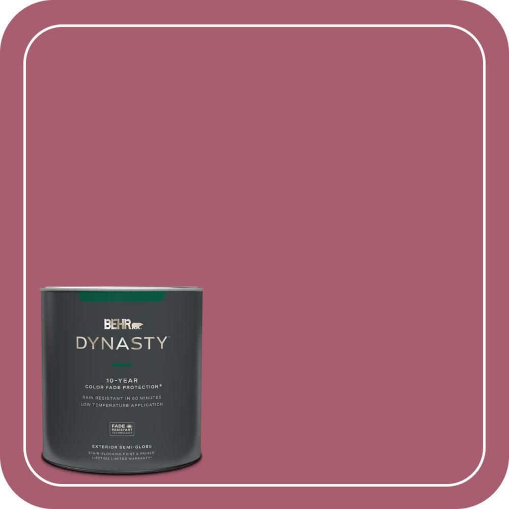 BEHR DYNASTY 1 qt. #MQ1-07 Shine Baby Shine Semi-Gloss Exterior Stain-Blocking Paint & Primer