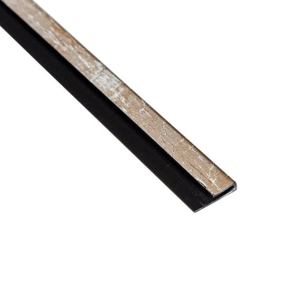 Fasade Vintage Metal 18 in. PVC J Trim Backsplash Accessory