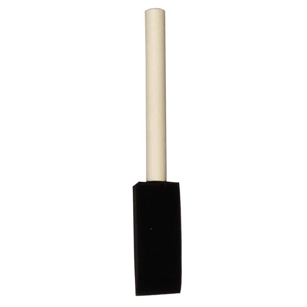 PRIVATE BRAND UNBRANDED Flat Disposable Foam Paint Brush