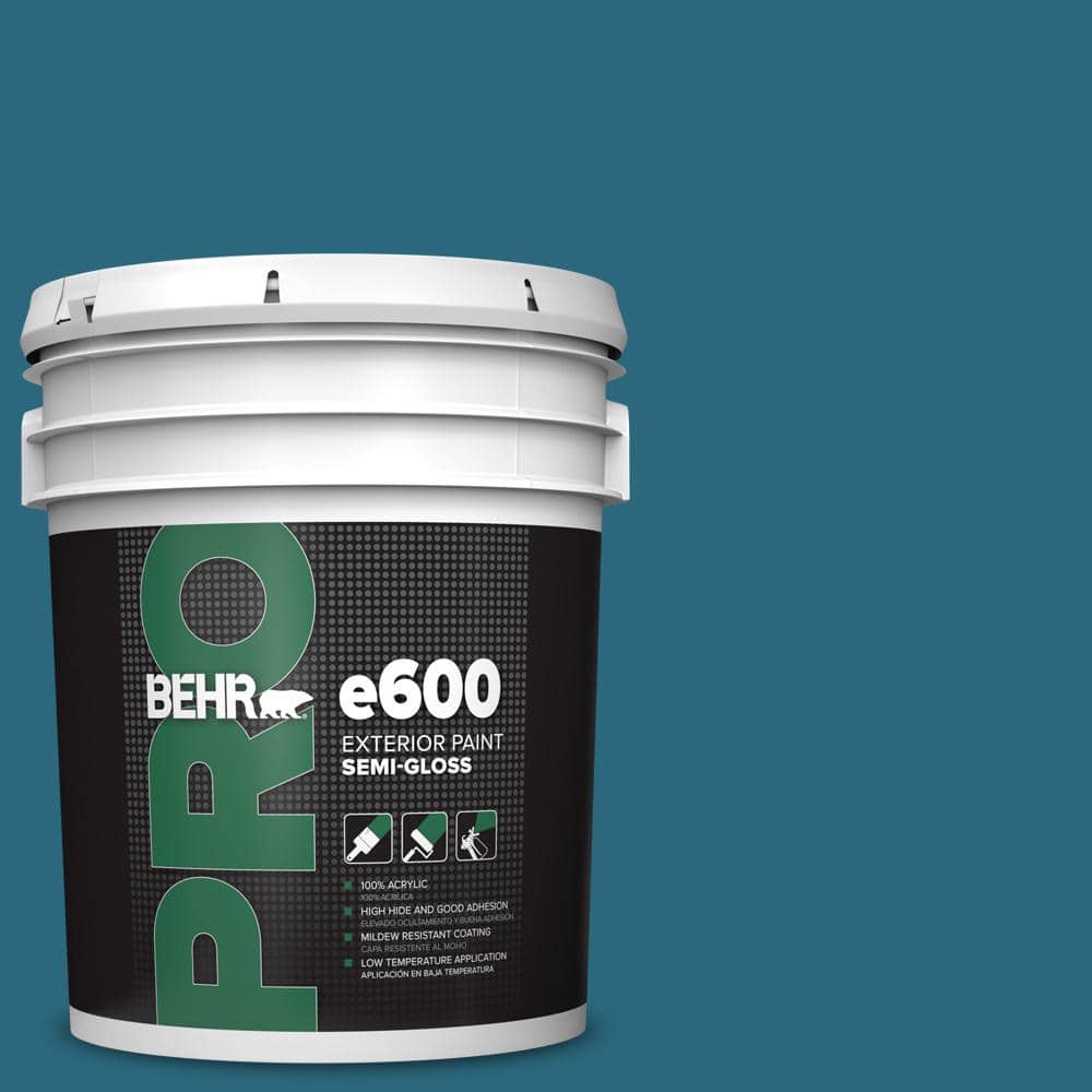 BEHR PRO 5 gal. #M480-7 Ice Cave Semi-Gloss Exterior Paint